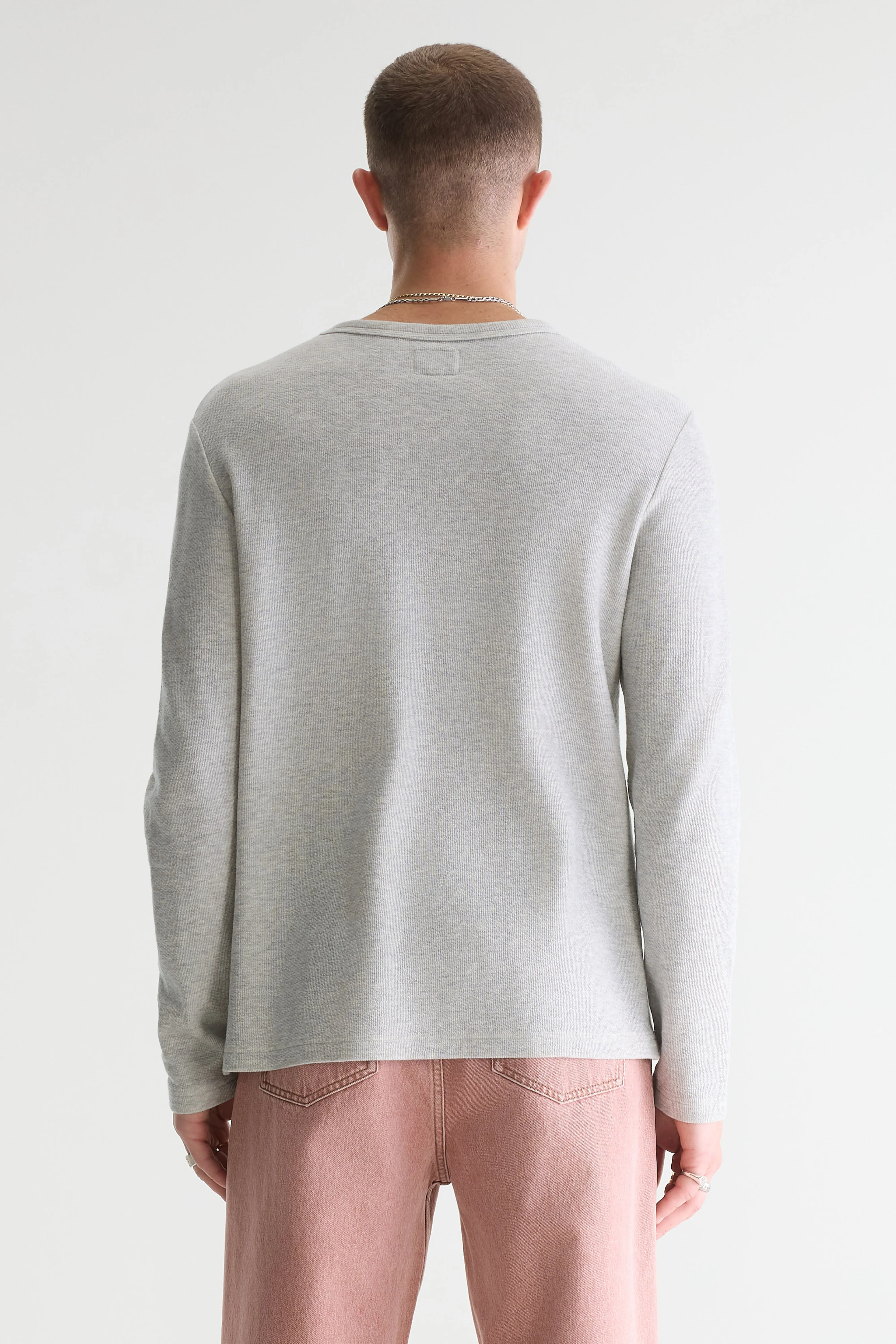 Bellerose Fresh long-sleeve grey t-shirt (242 / M / H. GREY)