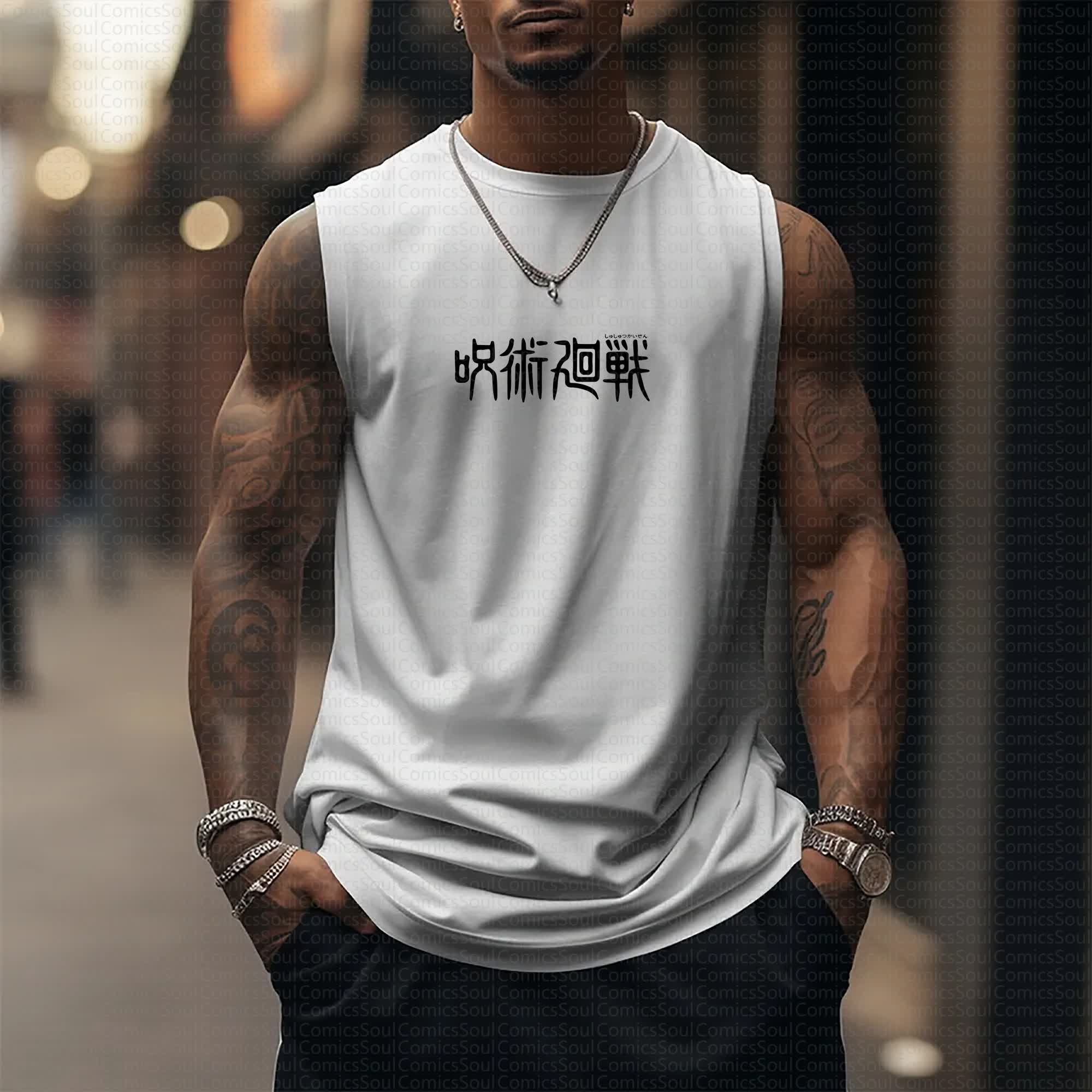 Unisex  “Comicssoul” Casual Anime  Tank Top TeeThreads Sustain the Scene with Custom Apparel