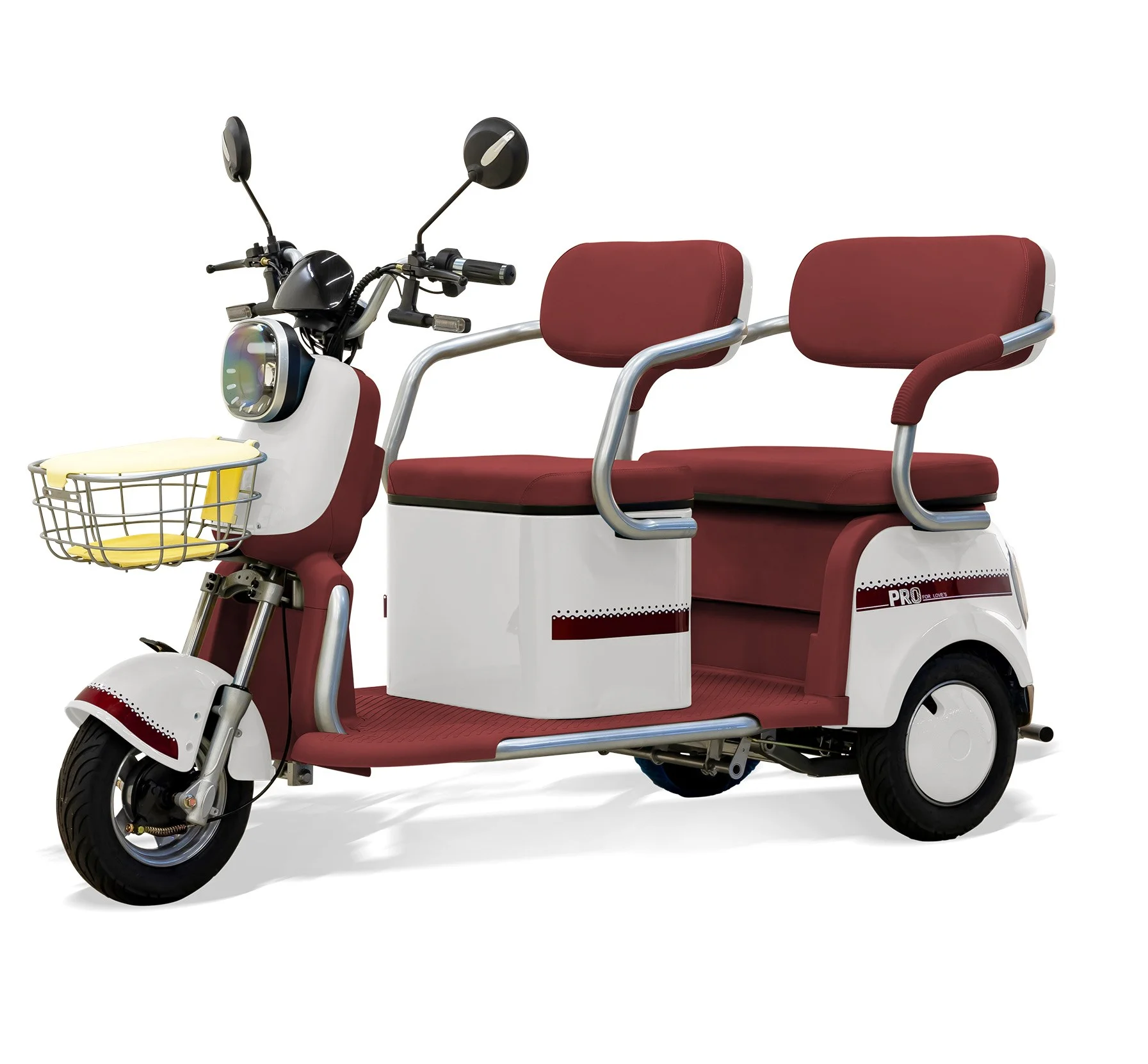 Massimo MGC E-Trike 3-Wheel Electric Cart – 17 MPH, 2-Seater Adult Scooter – Blue - Image 44