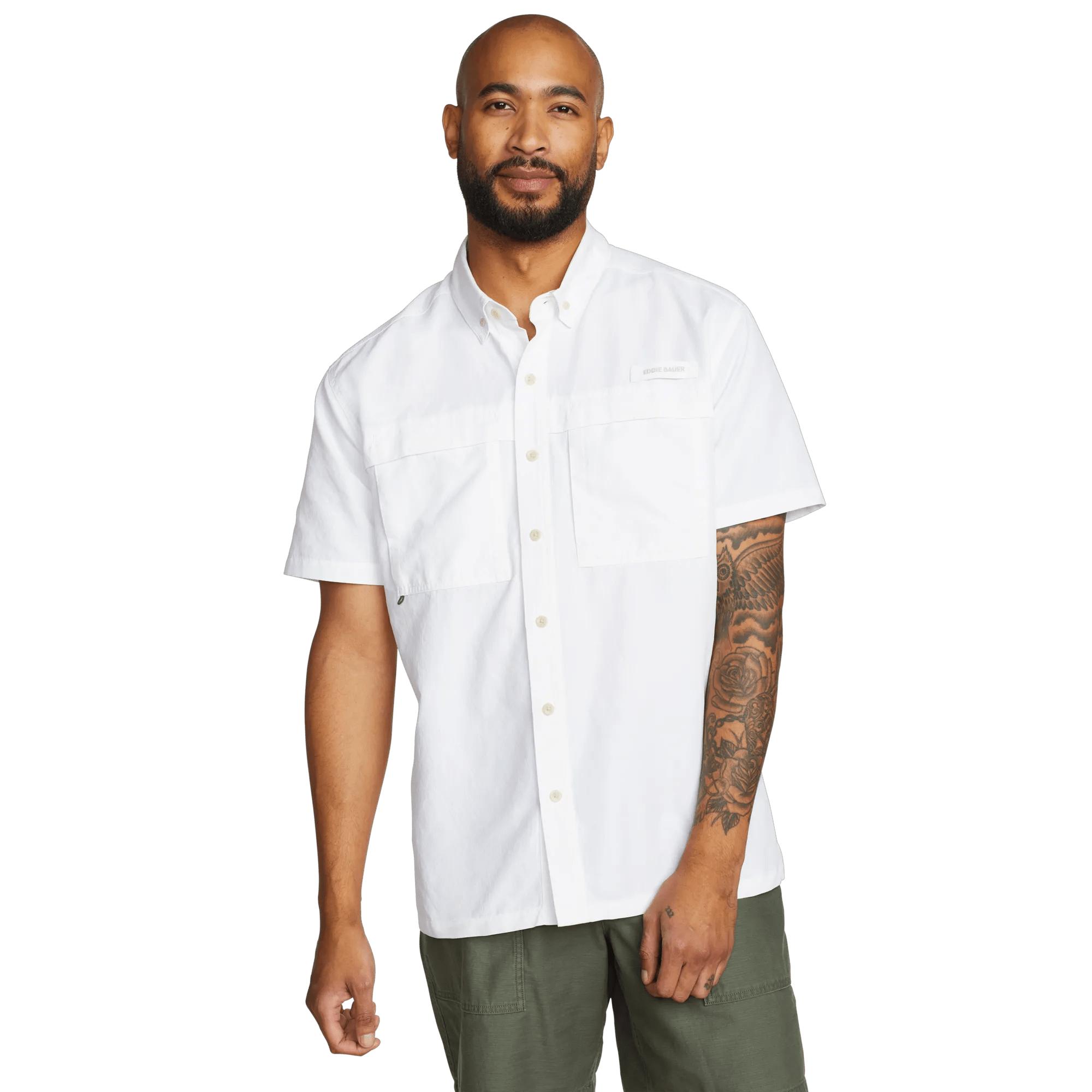 Men's Rainier Ripstop Short-Sleeve Shirt - Eddie Bauer Outlet