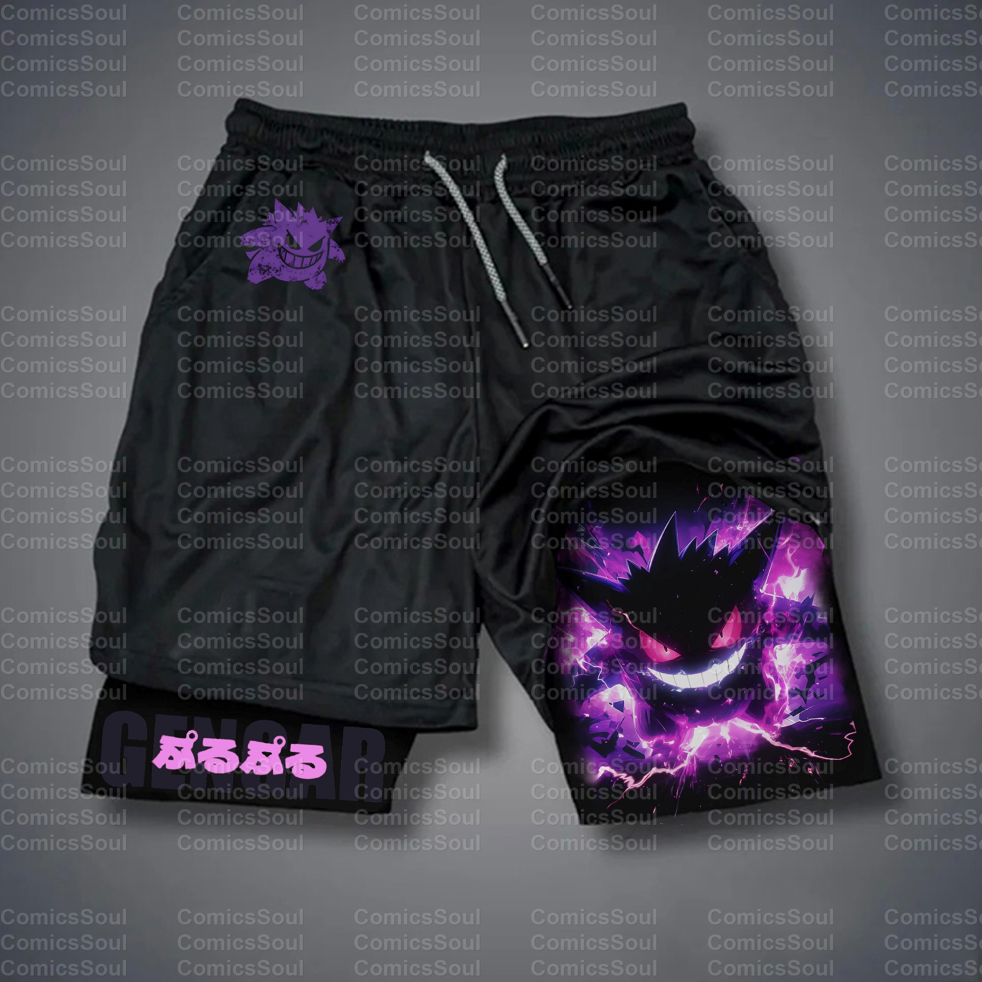 Unisex Casual Anime Streetwear Shorts 丨Comicssoul