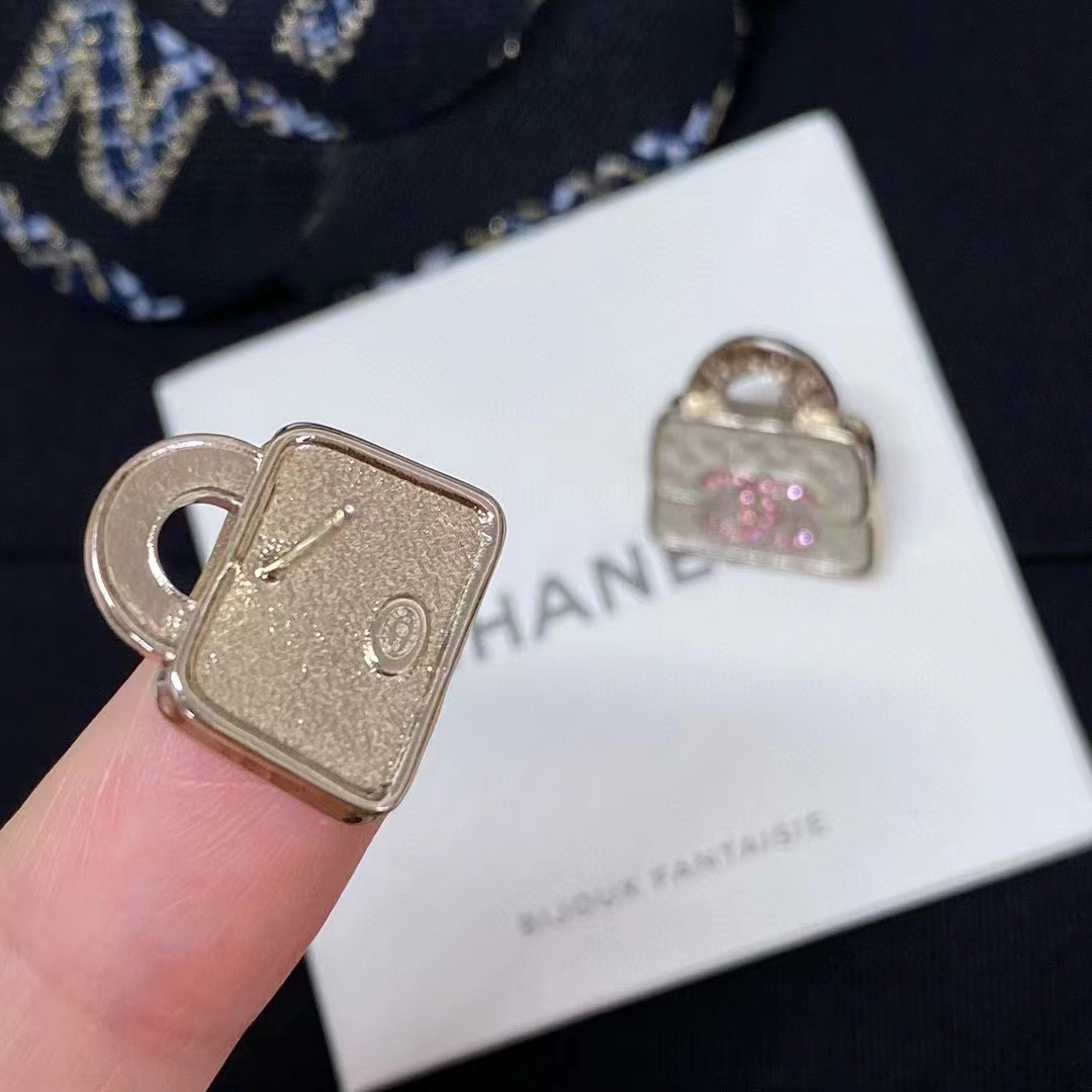 Chanel Pink Double C Lock Earrings - Original Replica Club