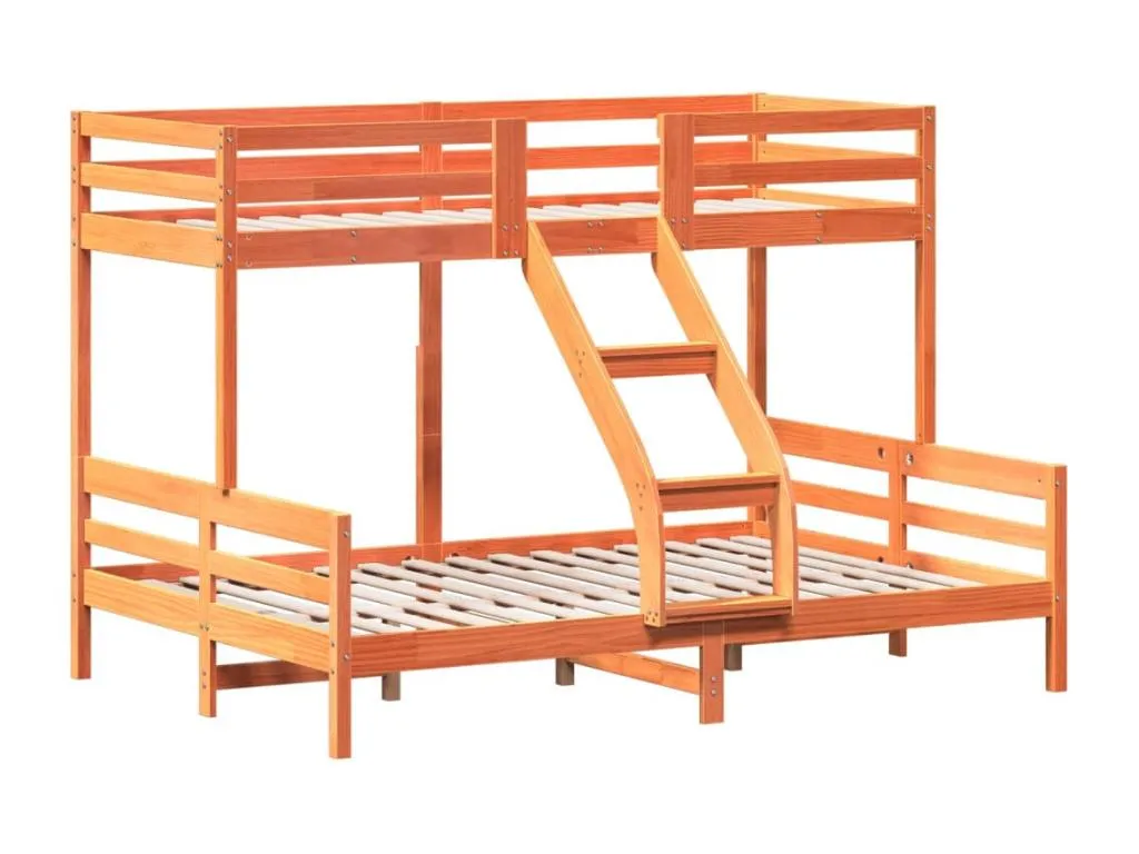 Litera de Jmmhogar maciza de Jmmhogar marrón cera 90x200/140x200 cm