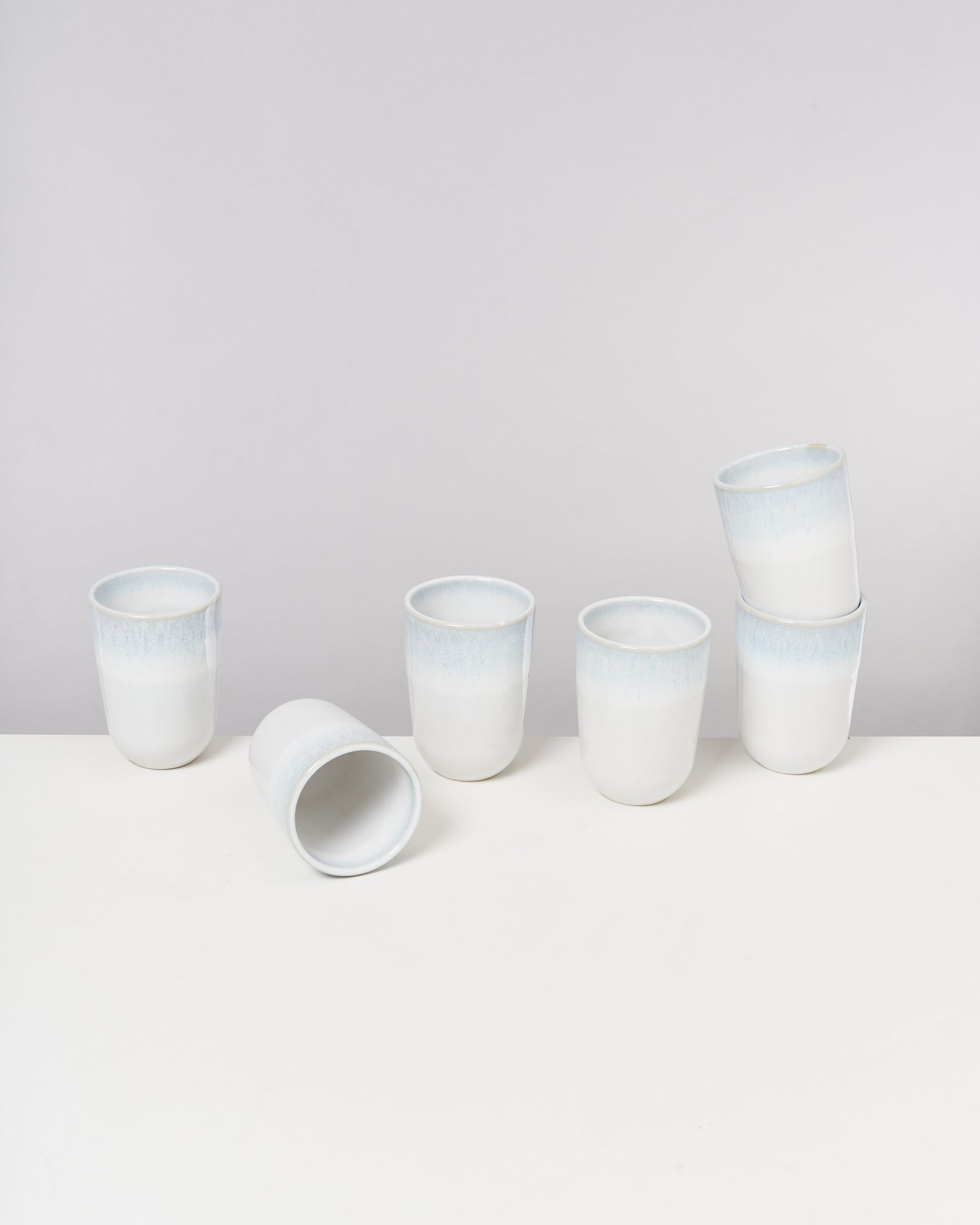 Copa Alto Becher groß mint weiß 6er-Set