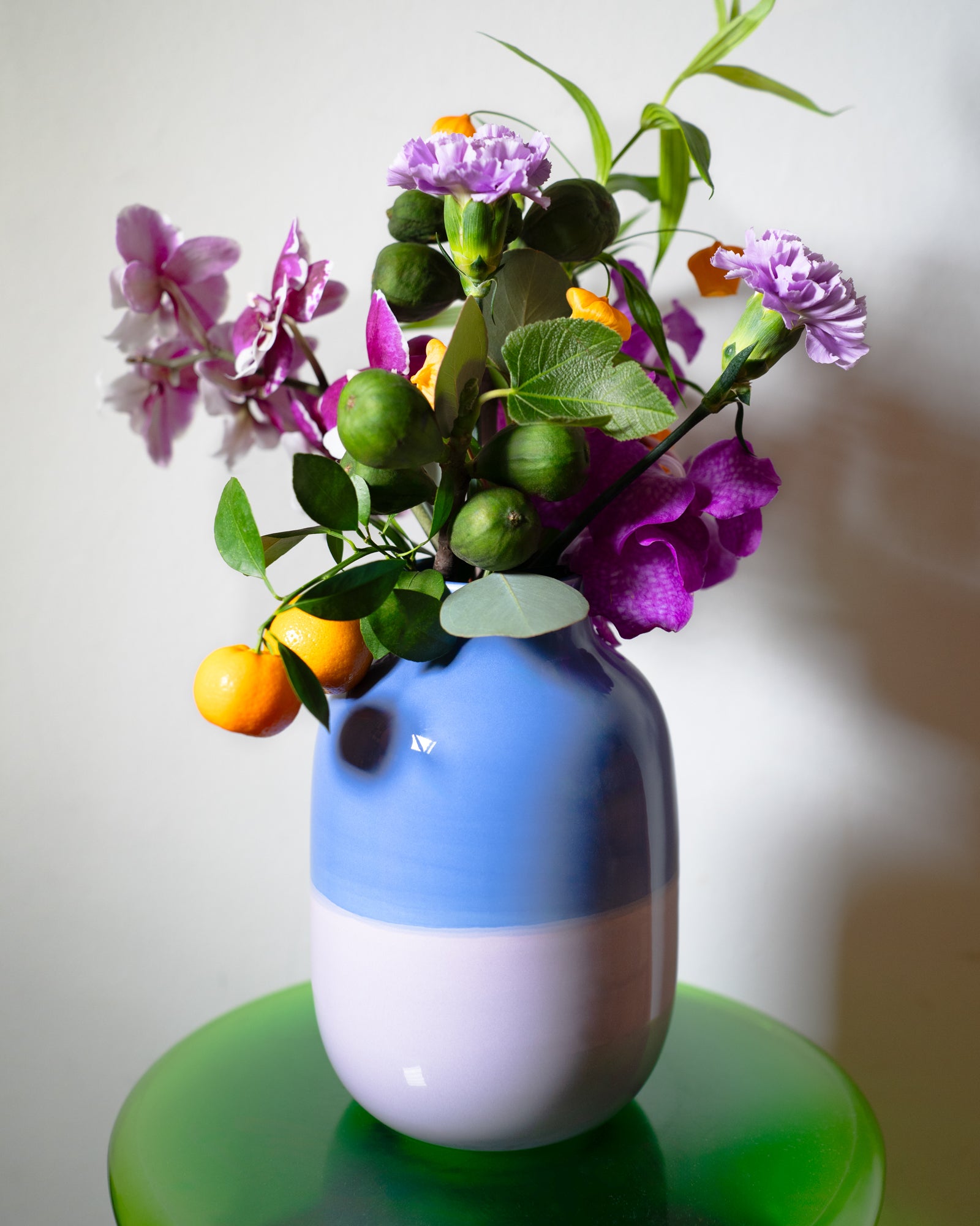 Nuno Vase M cornflower lila