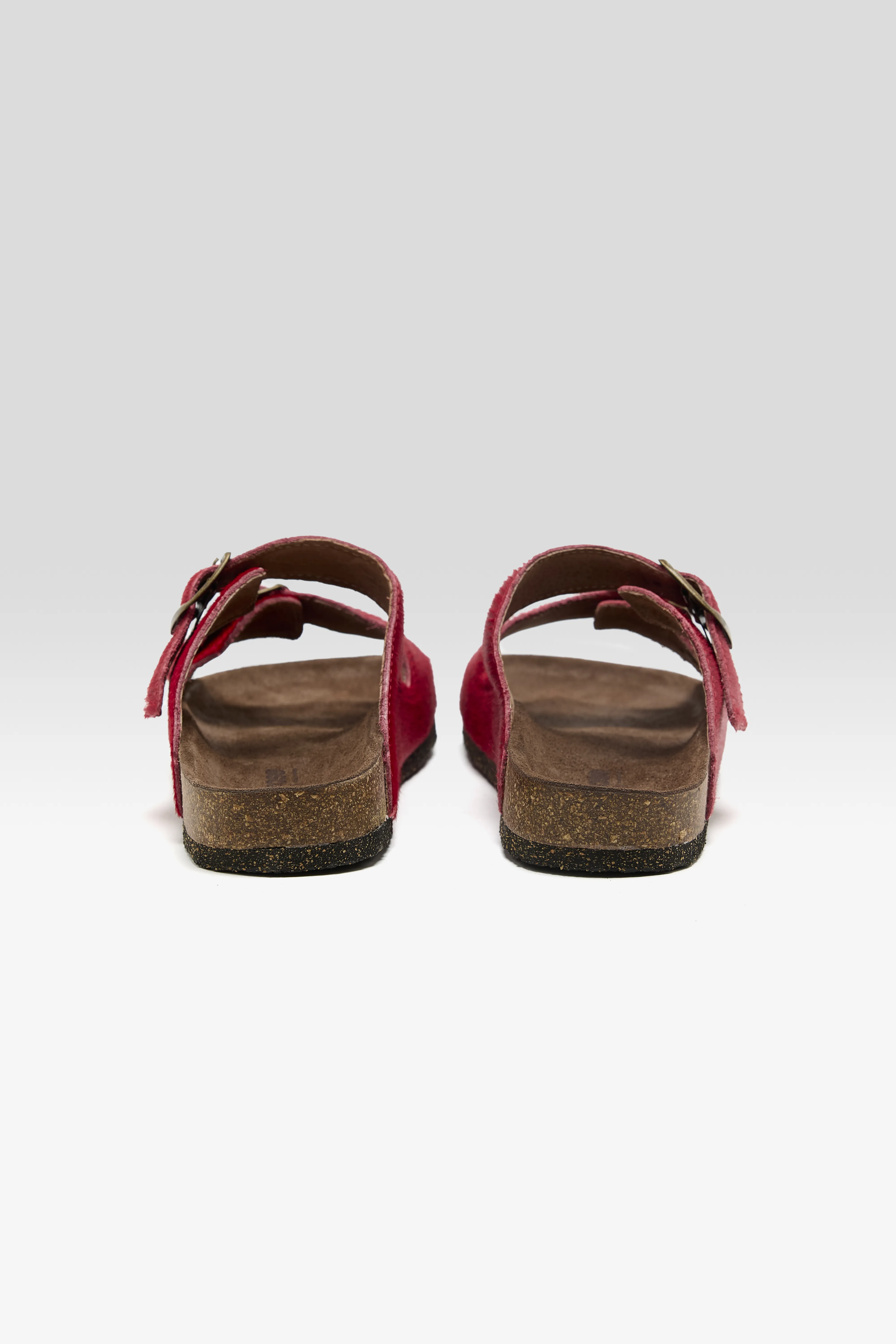 Bellerose Red Ponyhair Sandals  (261 / W / RED)
