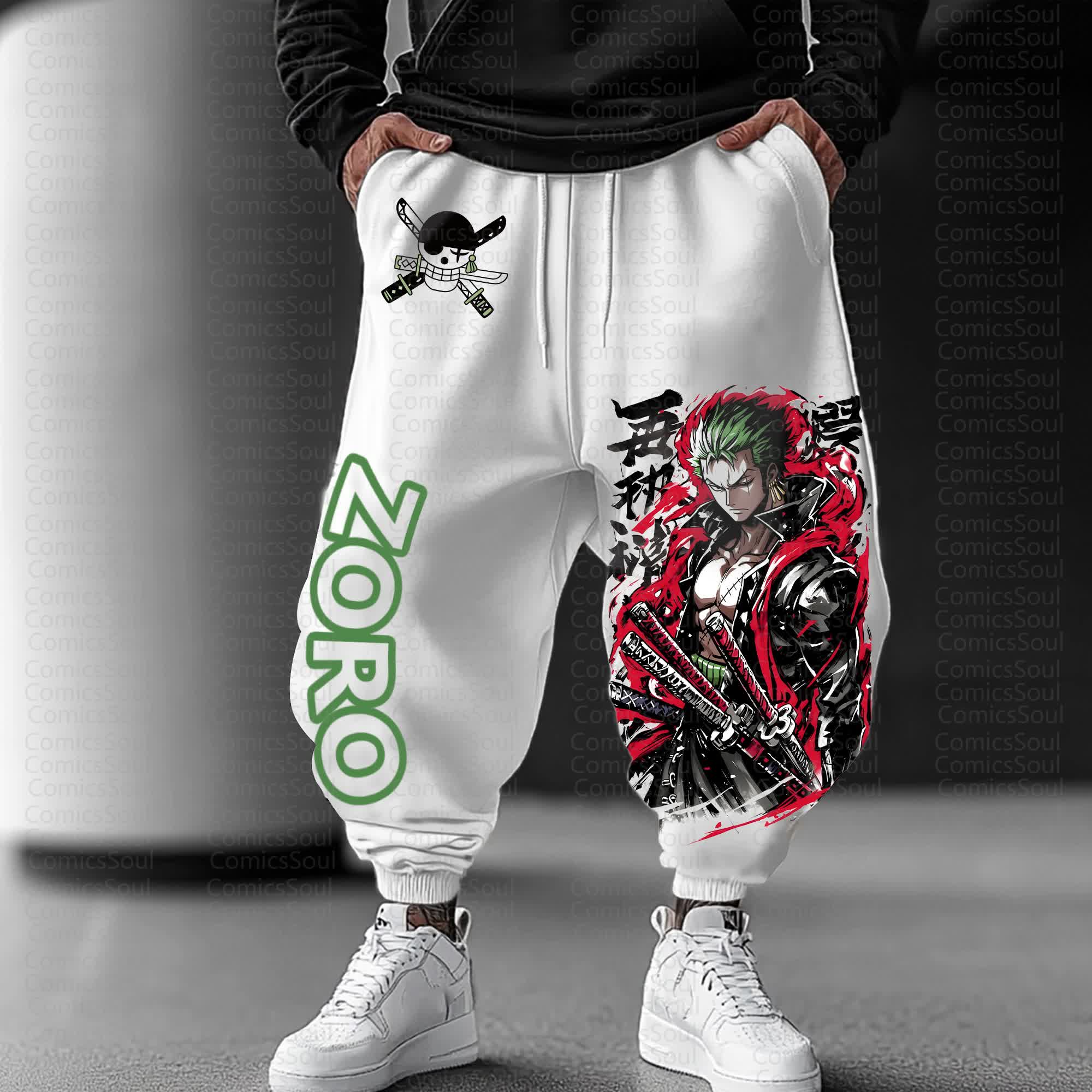 Unisex Anime Inspired Vintage Pants丨Comicssoul