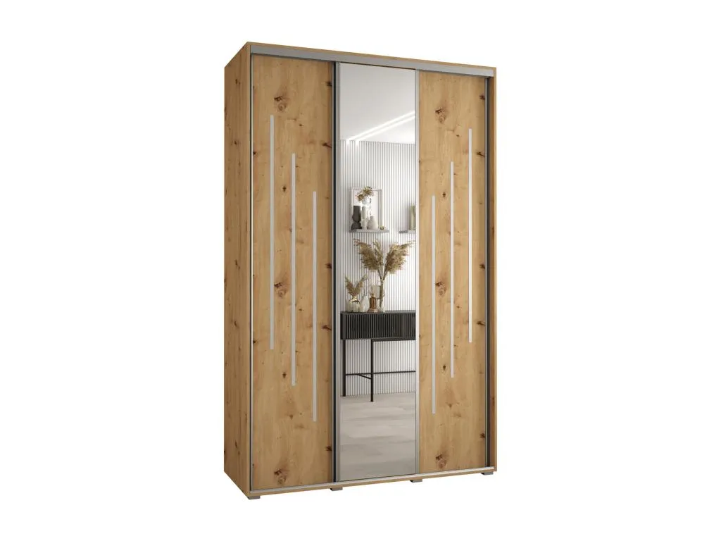 Armario funcional de puertas batientes 235,2x160x45 cm, 3 puertas vjr3609204