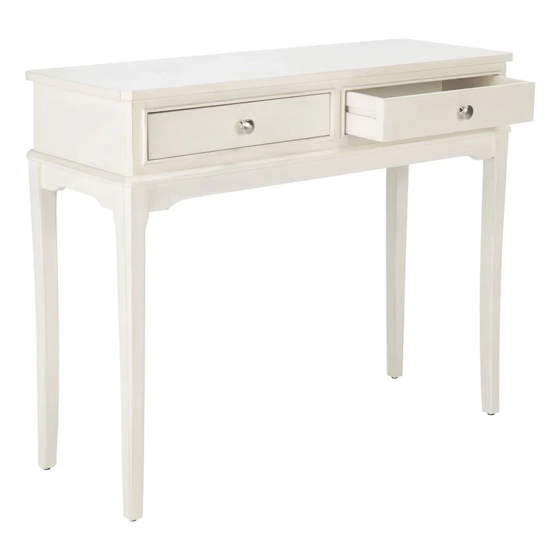 2-Drawer Console Table with Elegant French Country Design