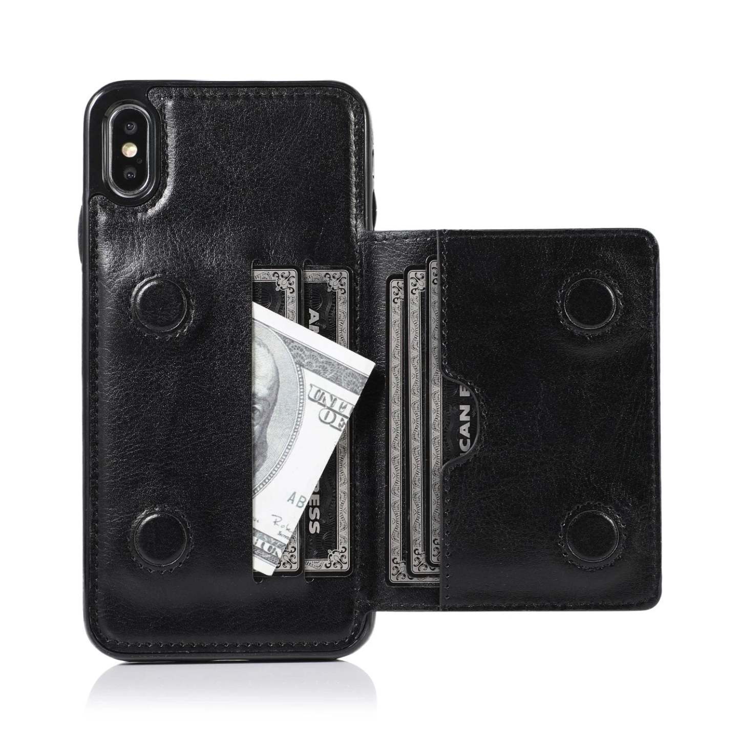 Premium Leather Kickstand Durable Shockproof Protective Cover For Samsung