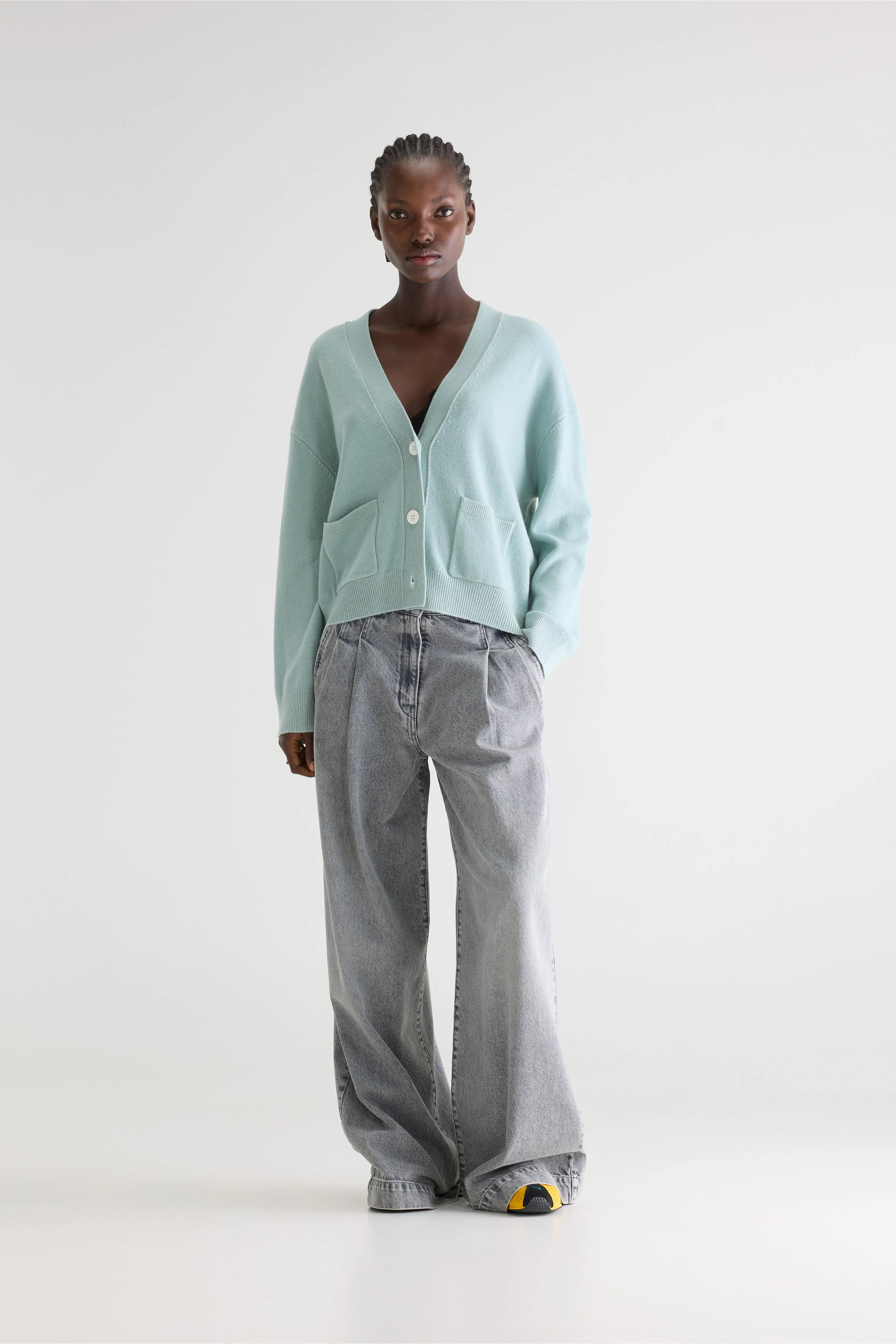 Bellerose Gakkin boxy cardigan (261 / W / JADEITE)
