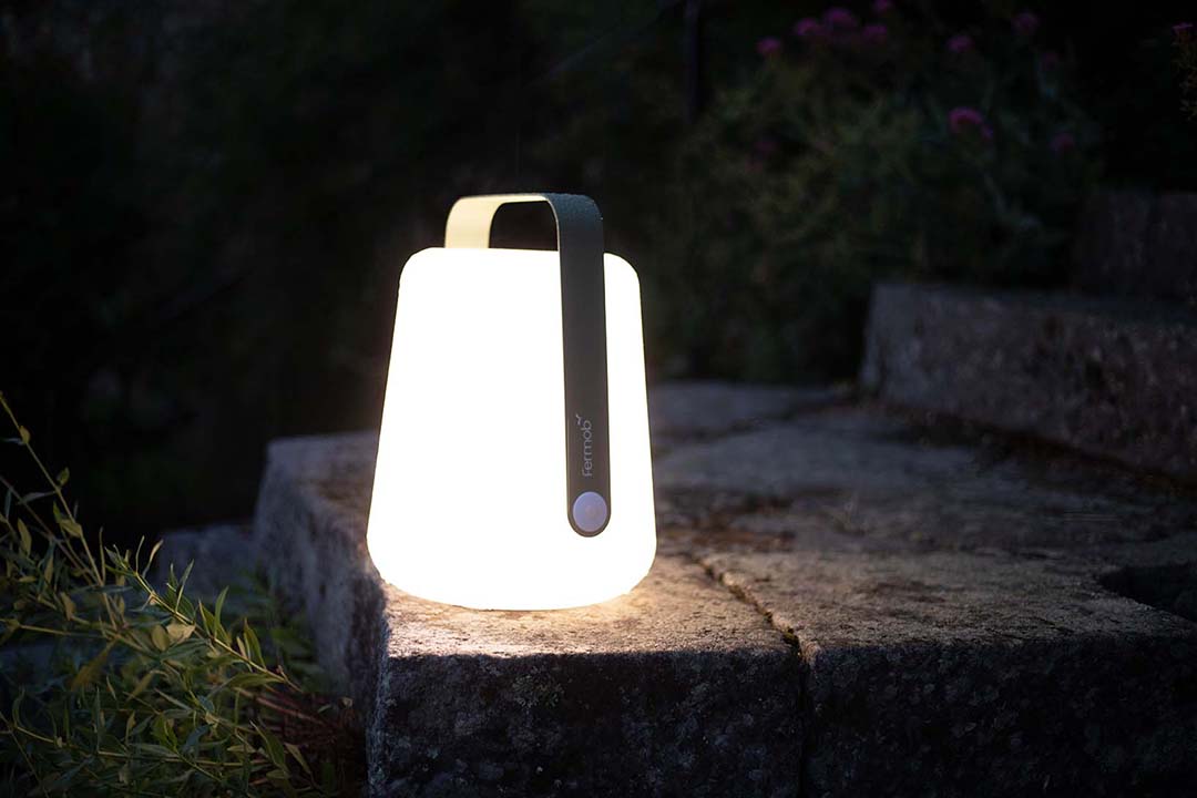 Fermob Balad Oplaadbare LED-lamp 25 cm - Gris Argile