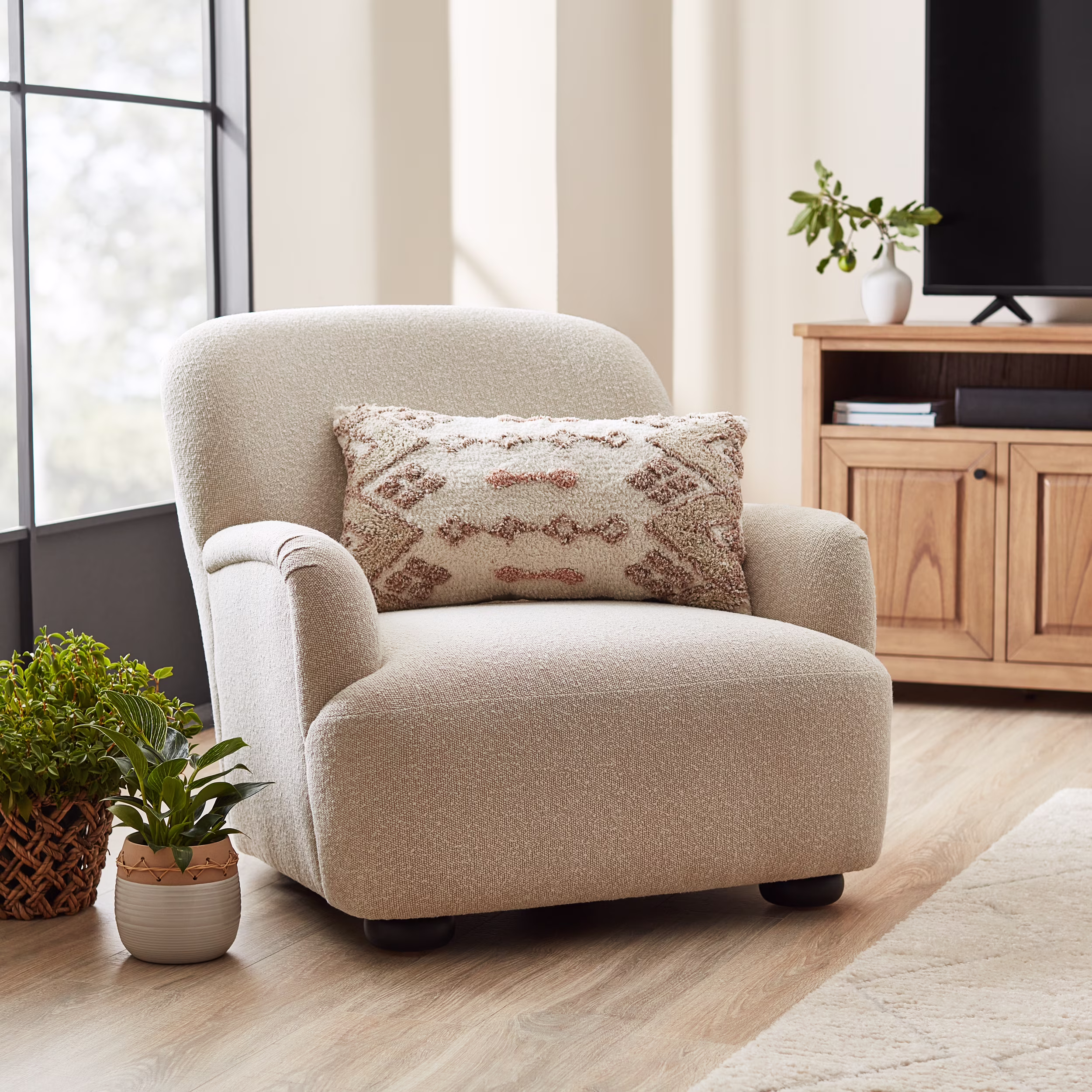 Better Homes & Gardens Waylen Accent Chair, Caramel Chenille - Image 3