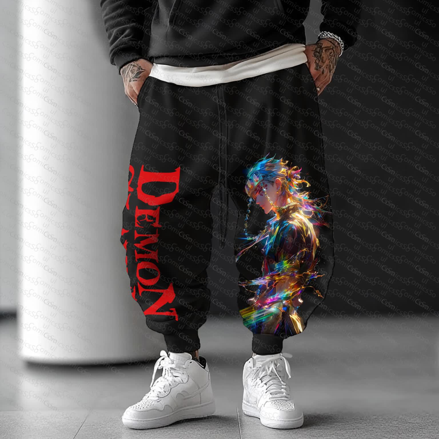 Unisex  “Comicssoul” Casual Anime Streetwear Pants
