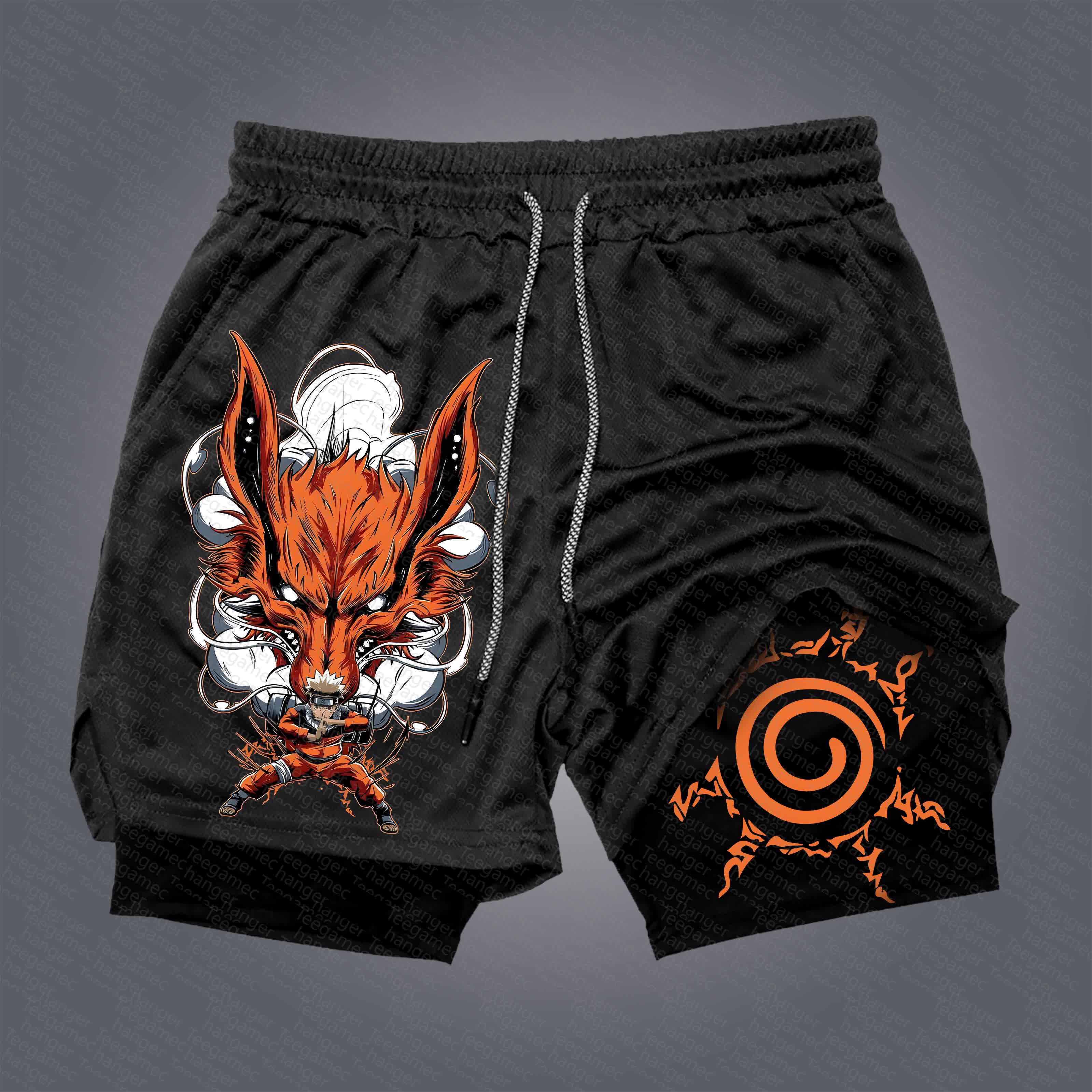 Unisex   Casual Anime Streetwear Shorts