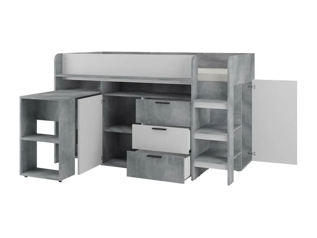 Litera Sancaldeco 363 Individuales Gris 90x200 Aglomerado laminado Somieres 107x204cm 27969JNEH