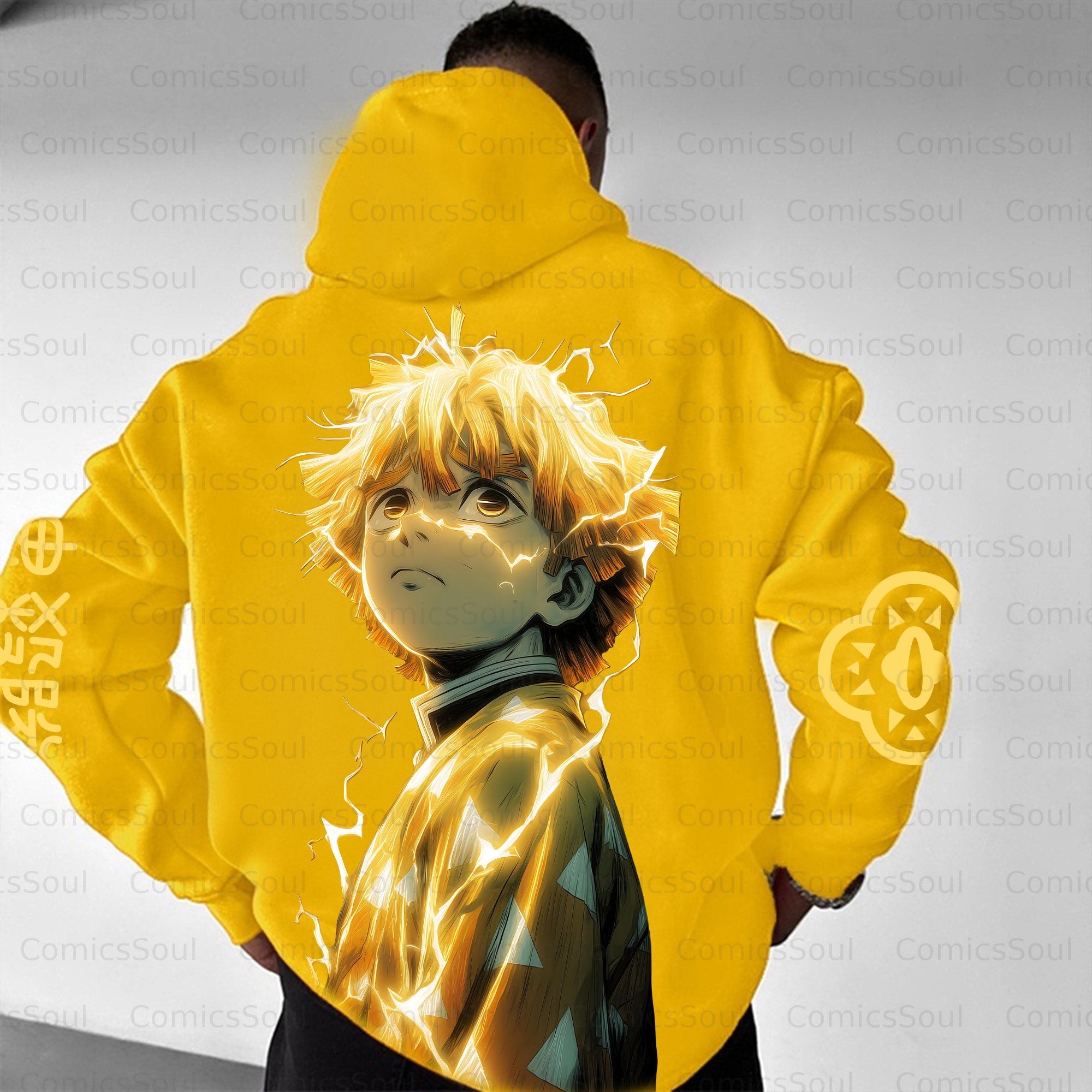 Unisex Anime Graphic Streetwear Vintage Hoodie