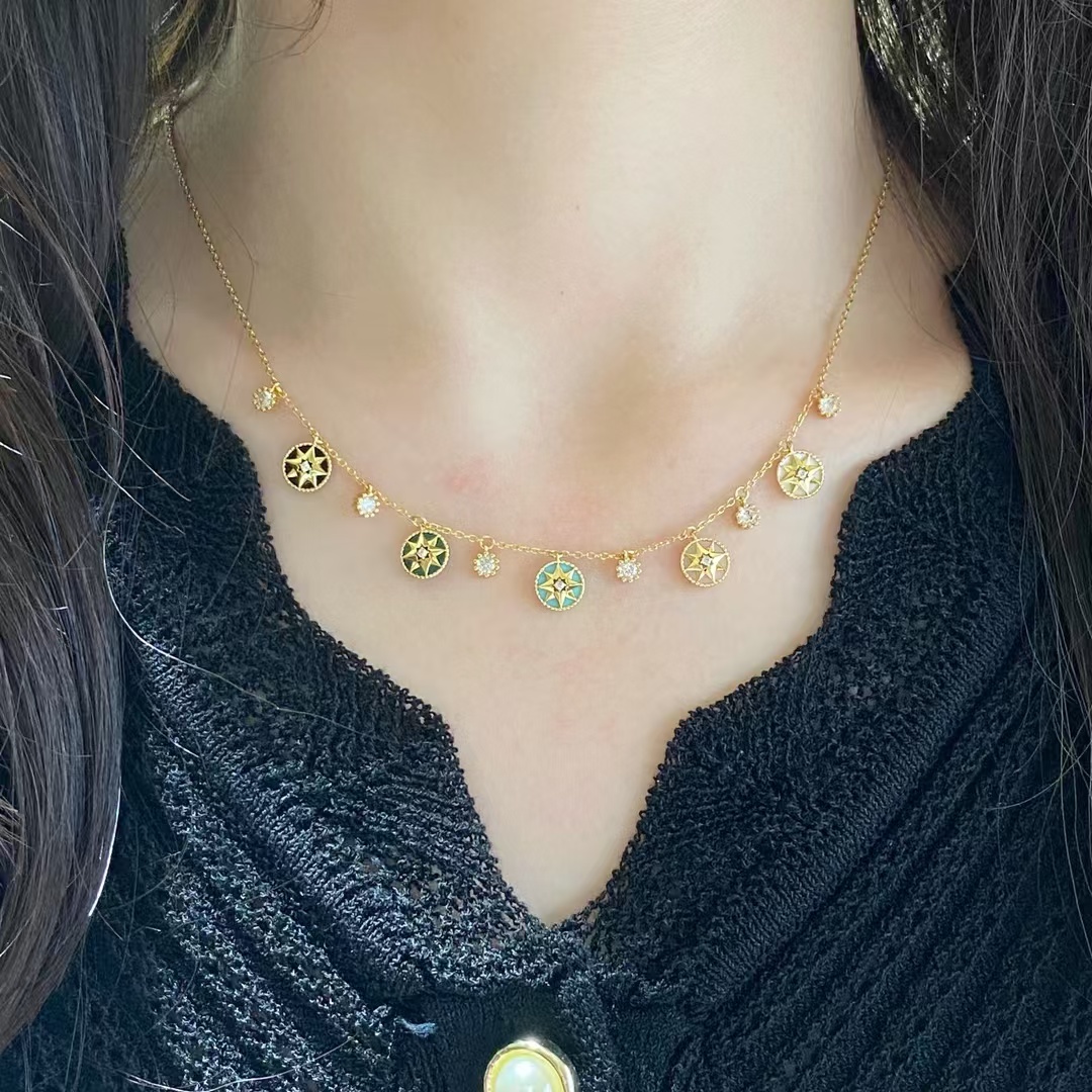 Dior Rose Des Vents Necklace - Original Replica Club
