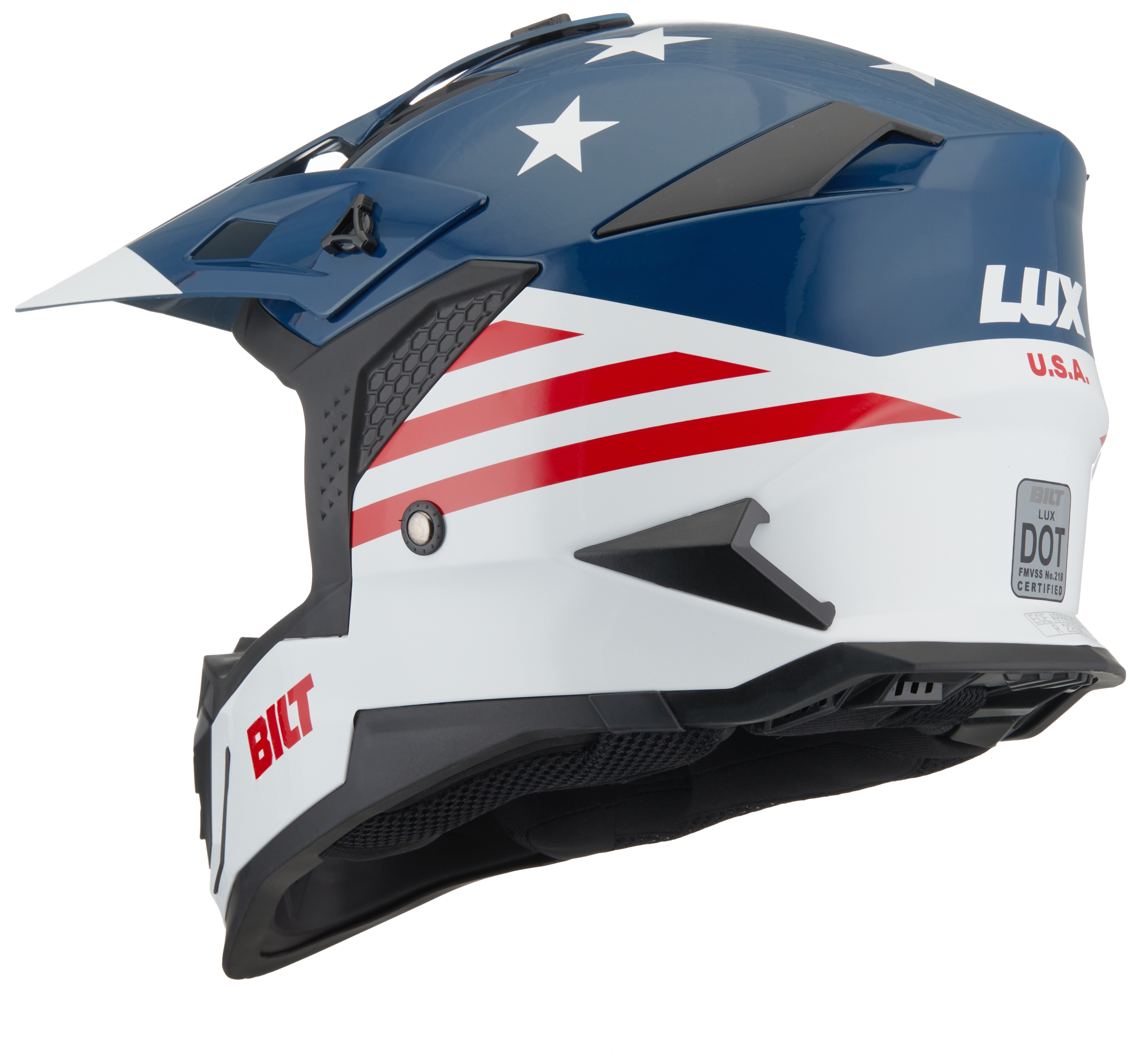 SportsBikeShop BILT Lux Americana Race Helmet