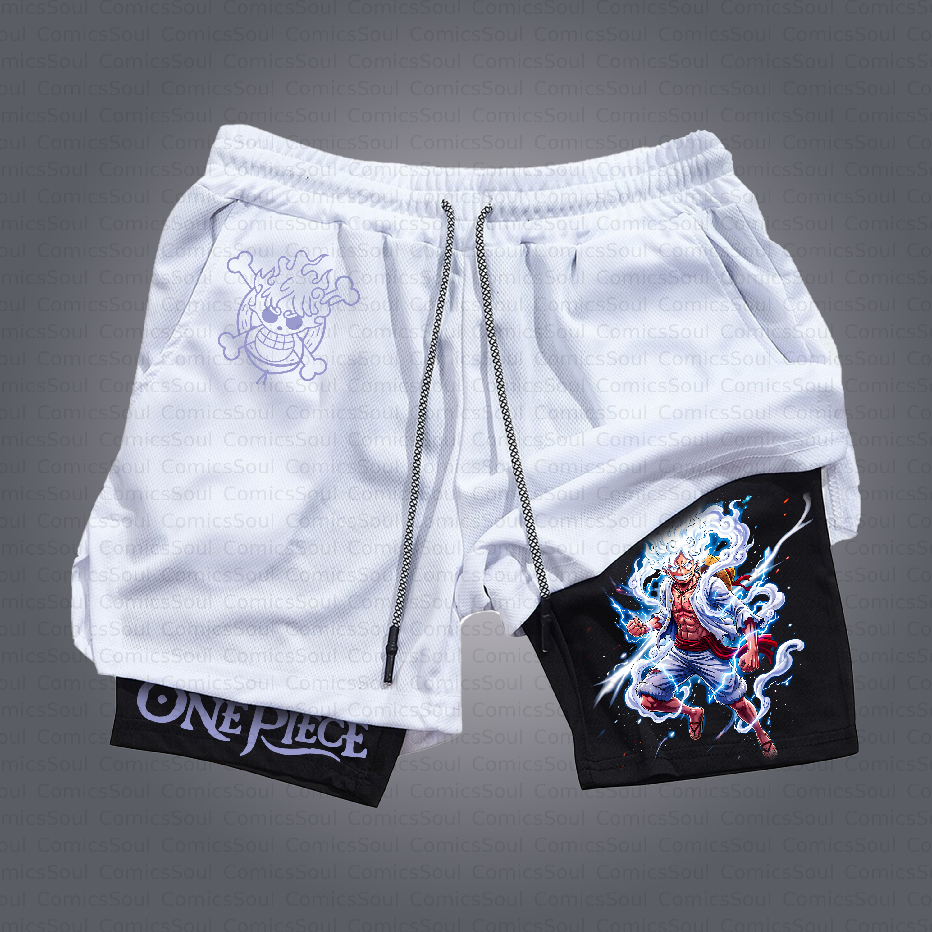 Unisex Casual Anime Style Shorts
