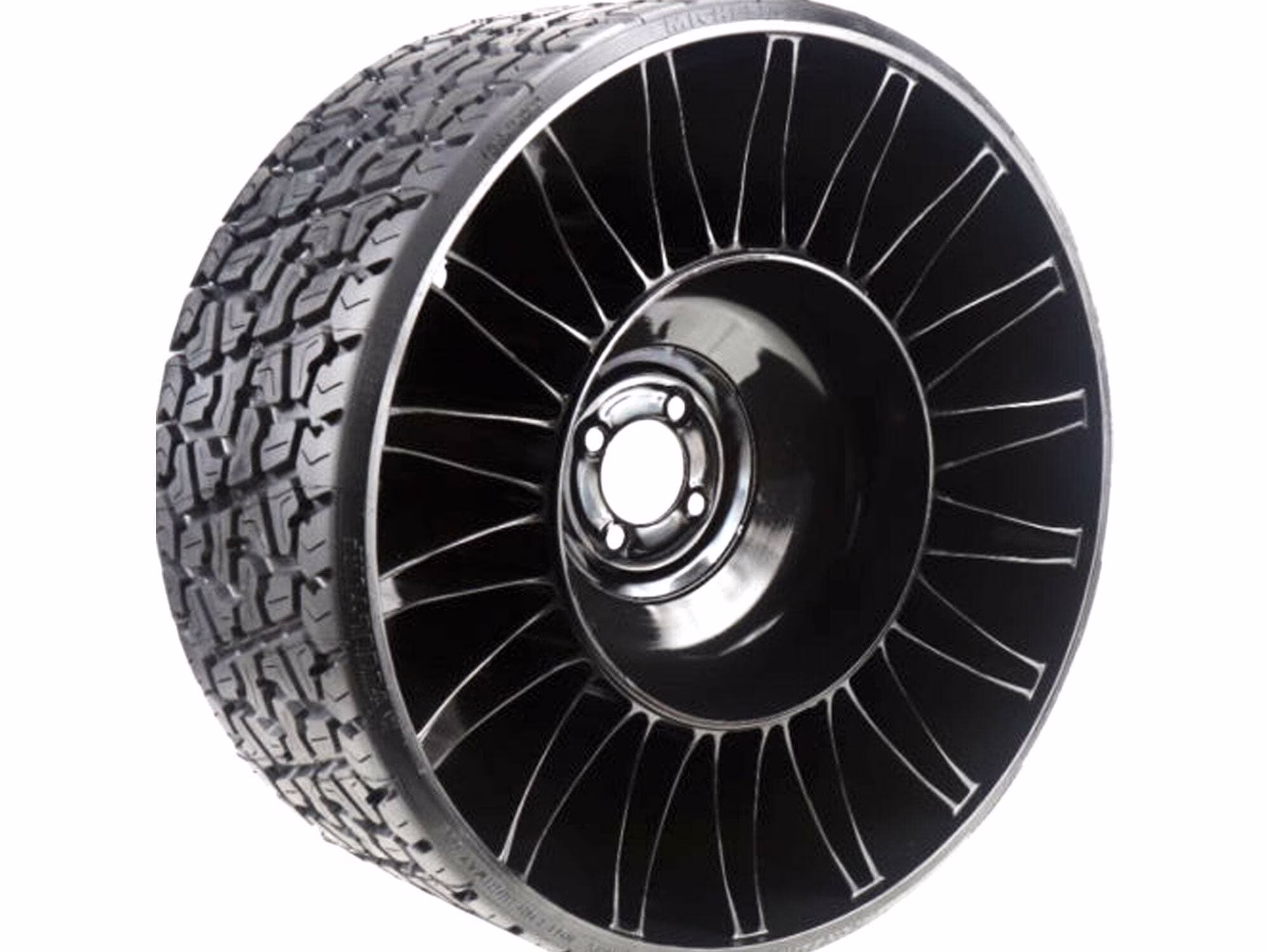 (1) Tweel Turf Tire Assembly by Michelin X 24x12.00 - 12 Compatible with Scag V - Ride 61" Patriot 61"