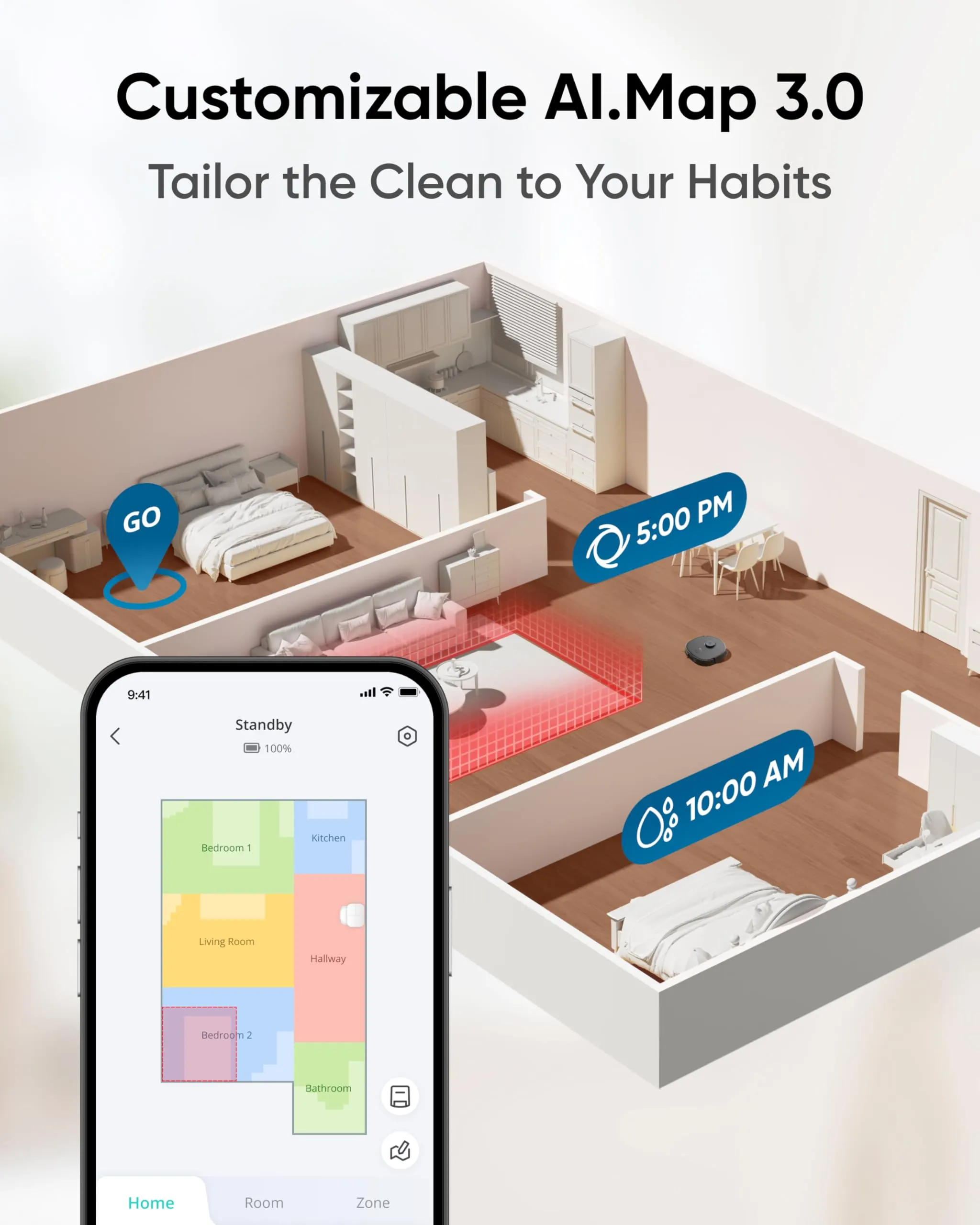 eufy X10 Pro Omni Robot Vacuum & Mop 8000Pa All-in-One Station