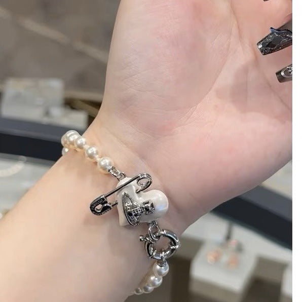 Vivienne Westwood Paperclip Heart Bracelet - Original Replica Club