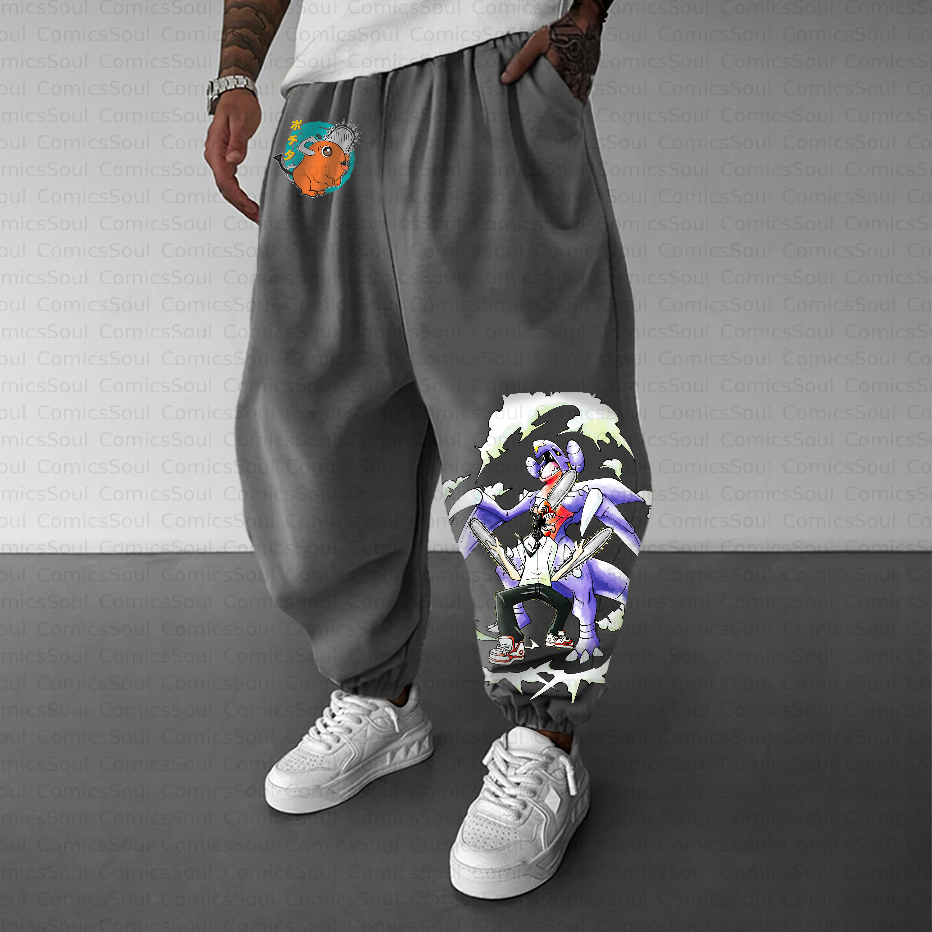 Unisex Casual Anime Streetwear Pant