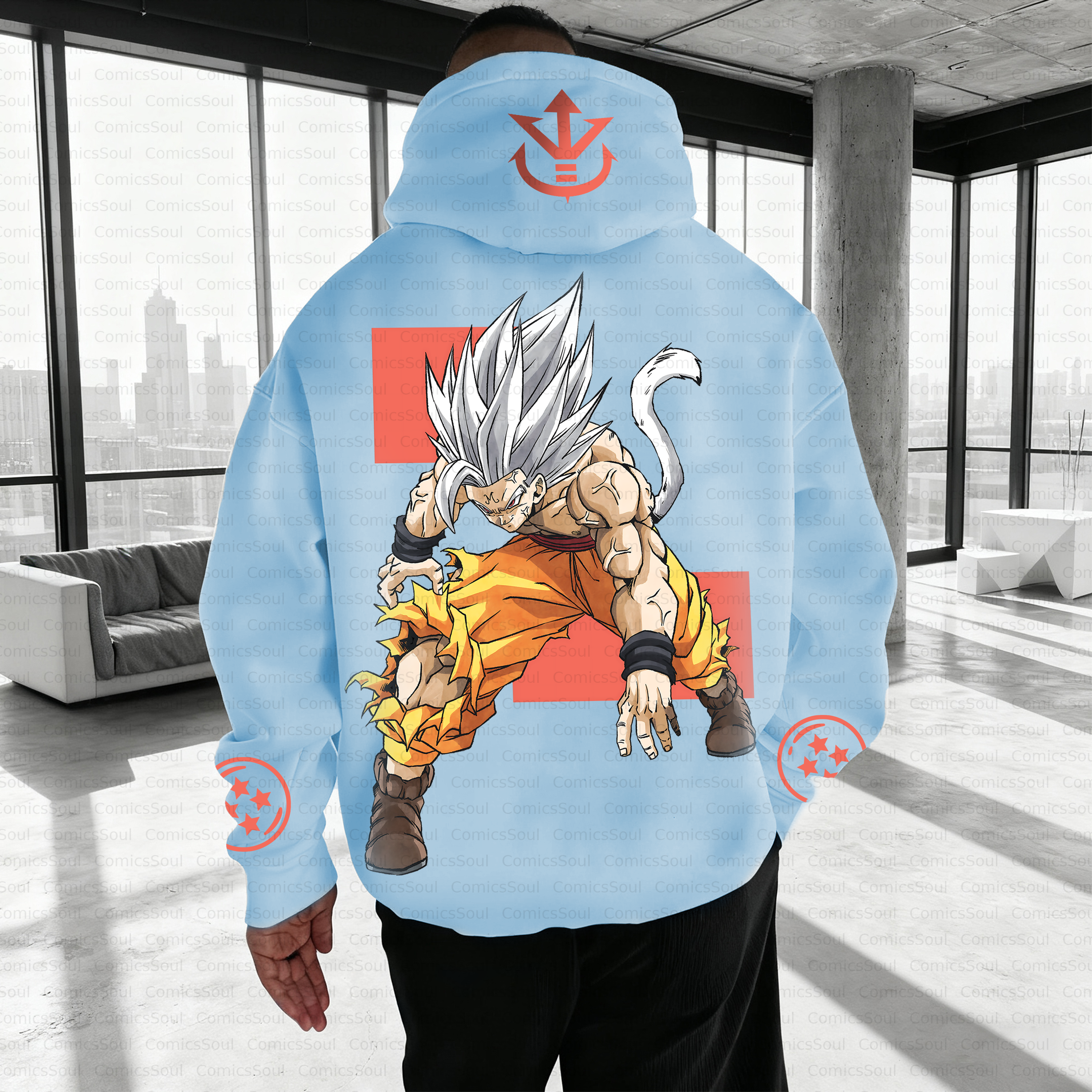 Unisex Anime Inspired Vintage Plush Hoodie