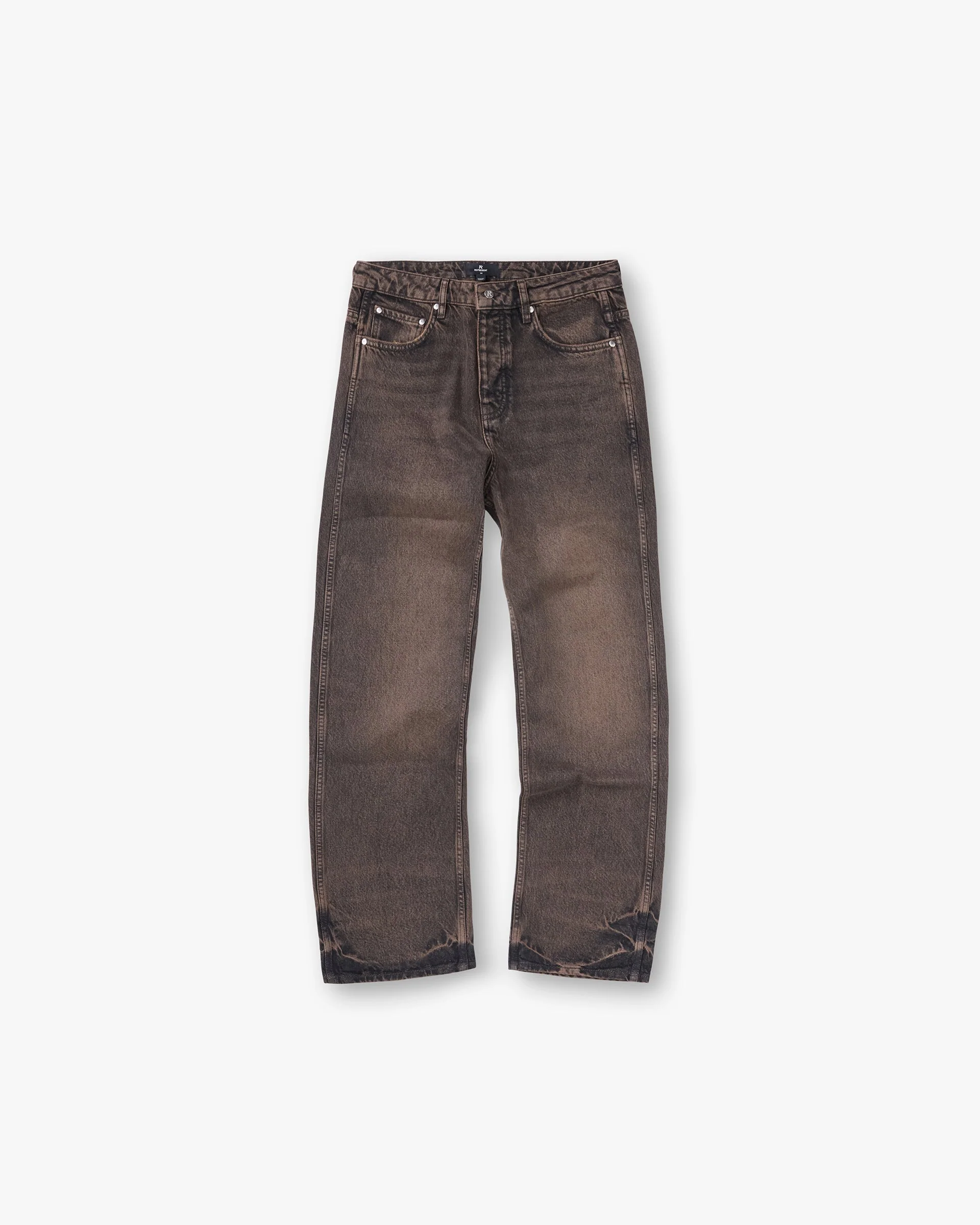 R2 Straight Leg Denim - Bark