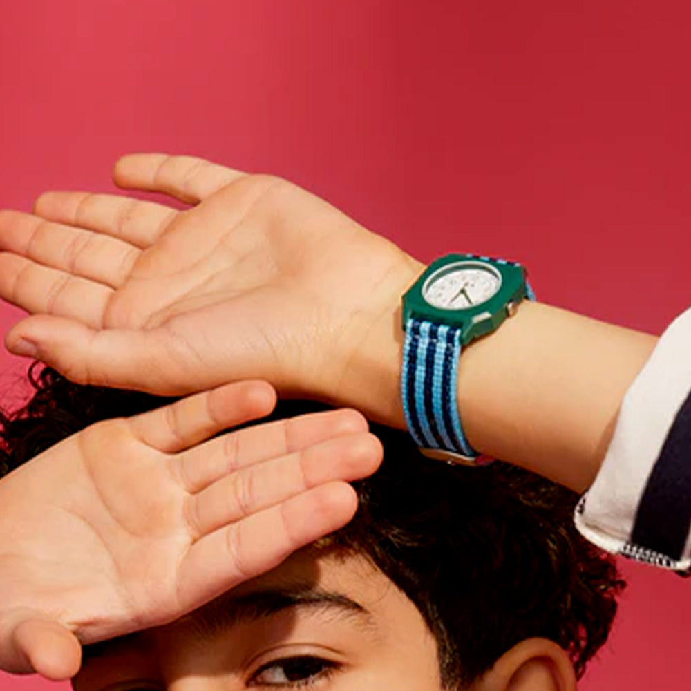 Mini Kyomo - Montre A day on Earth - Bleu & Vert