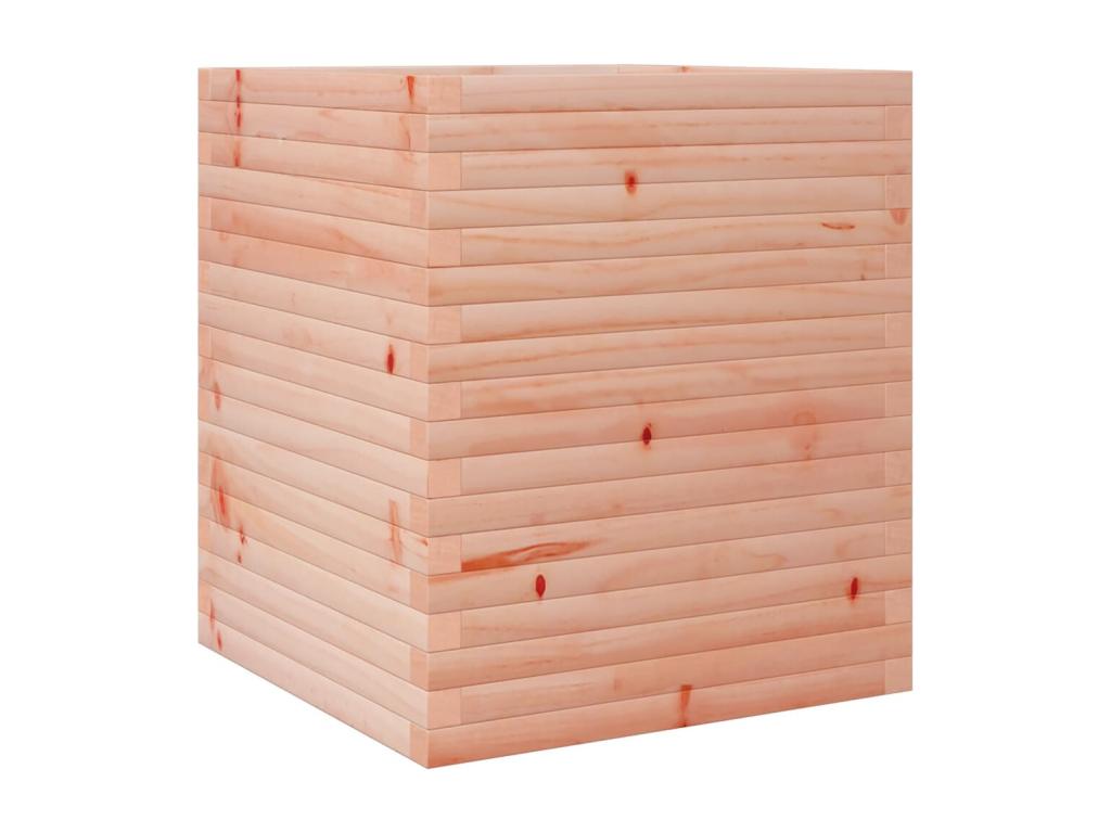 Jardinera de madera maciza de abeto Douglas 60x60x68,5 cm