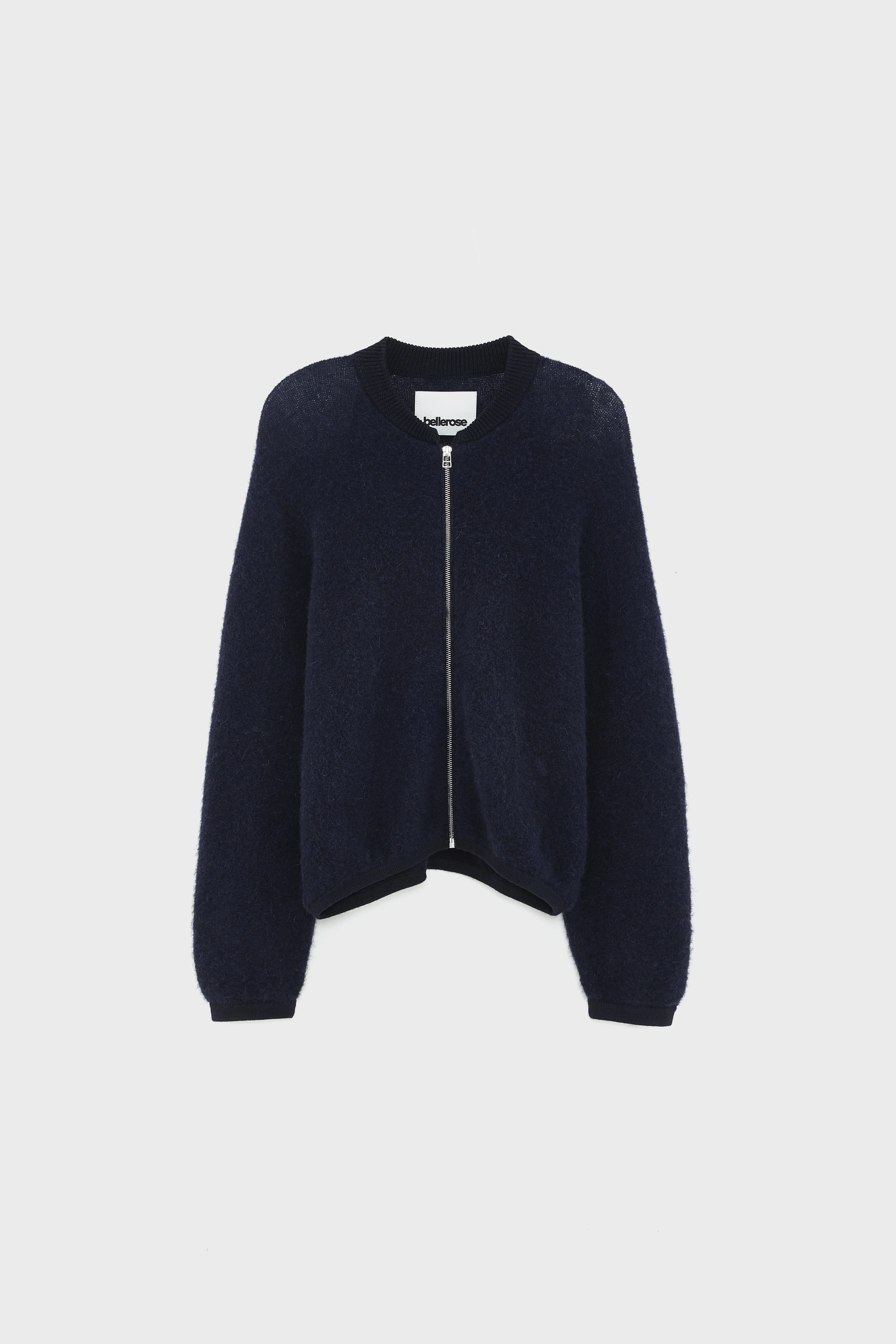 Bellerose Asedi navy blue zip-up cardigan (252 / W / NAVY)