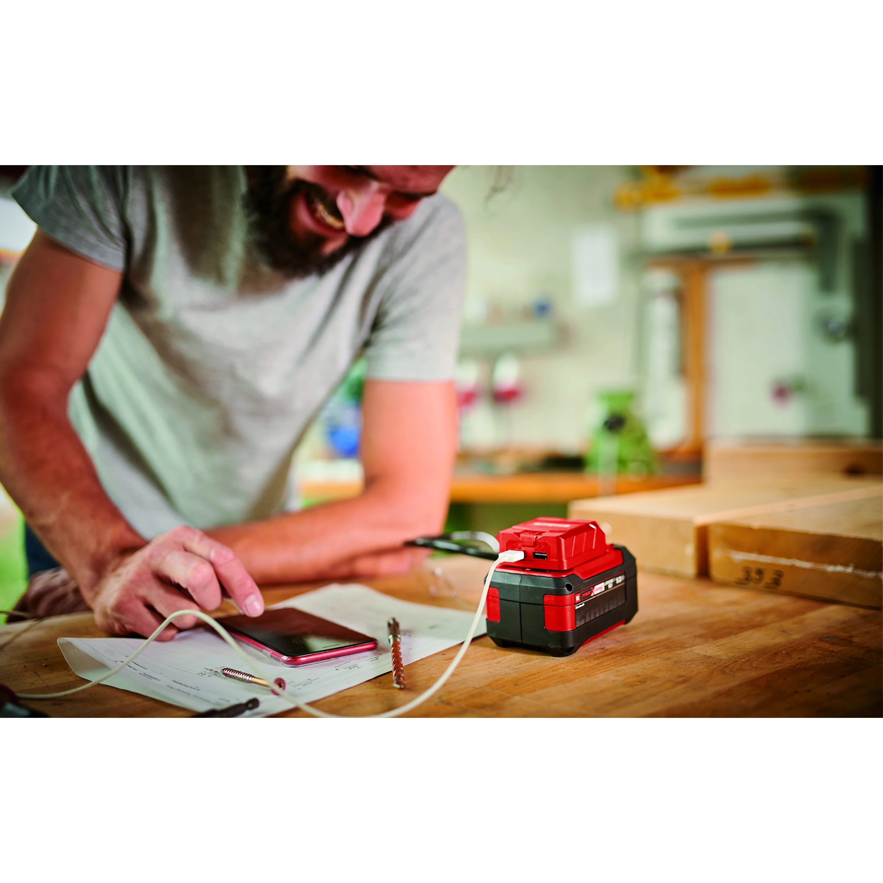 Einhell TE-CD 18/2 Li 18-Volt Power X-Change Cordless Drill Workshop Power Tool Kit, 3/8-Inch, W/ 1.5-Ah Battery - Image 5