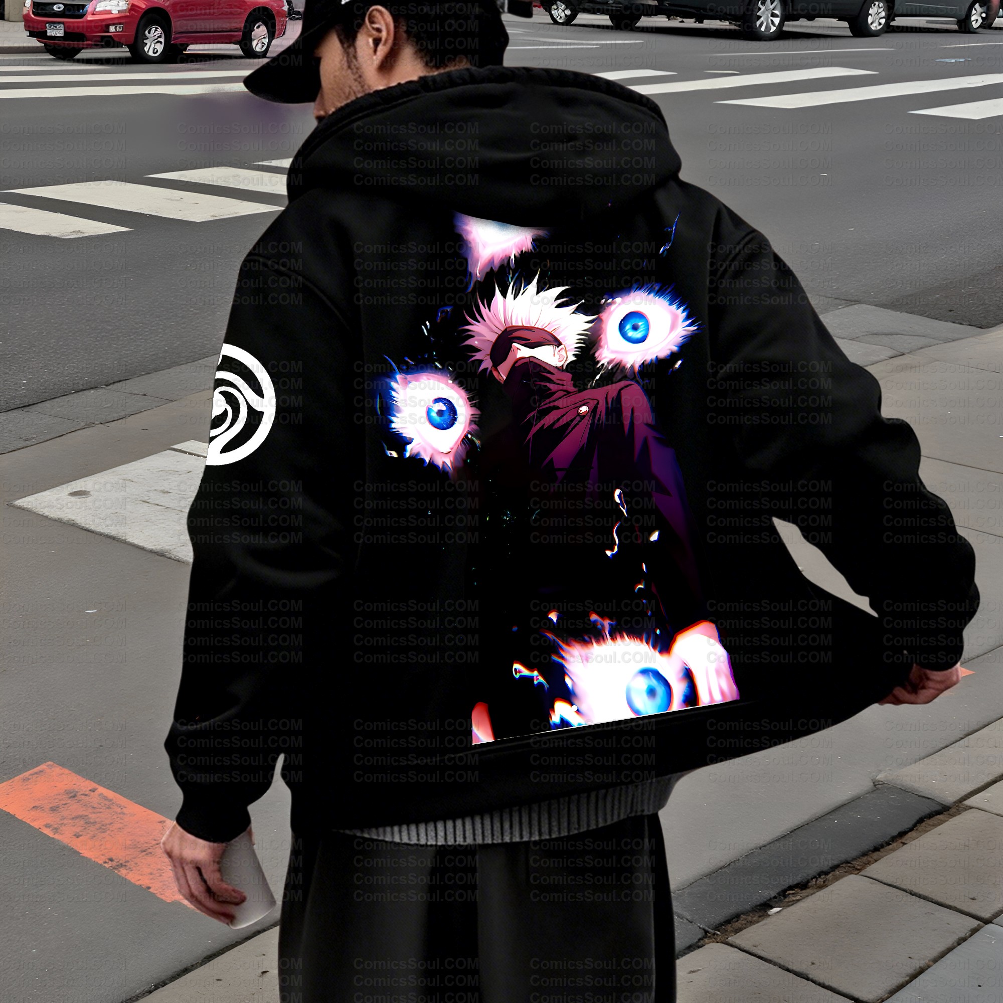 Unisex Graphic Streetwear Vintage Zipper Cardigan Plush Hoodid TeeThreads Sustain the Scene with Custom Apparel