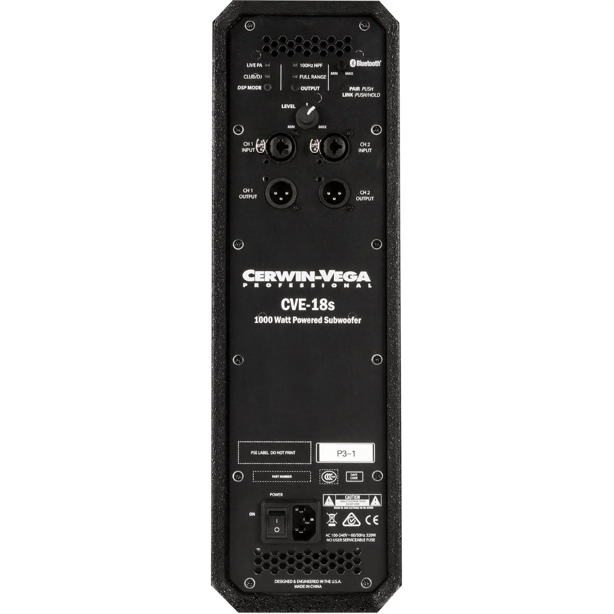 Cerwin Vega 18-Inch 1000 Watt Powered Subwoofer - CVE-18S - Image 6 Cerwin Vega 18-Inch 1000 Watt Powered Subwoofer - CVE-18S - Image 6
