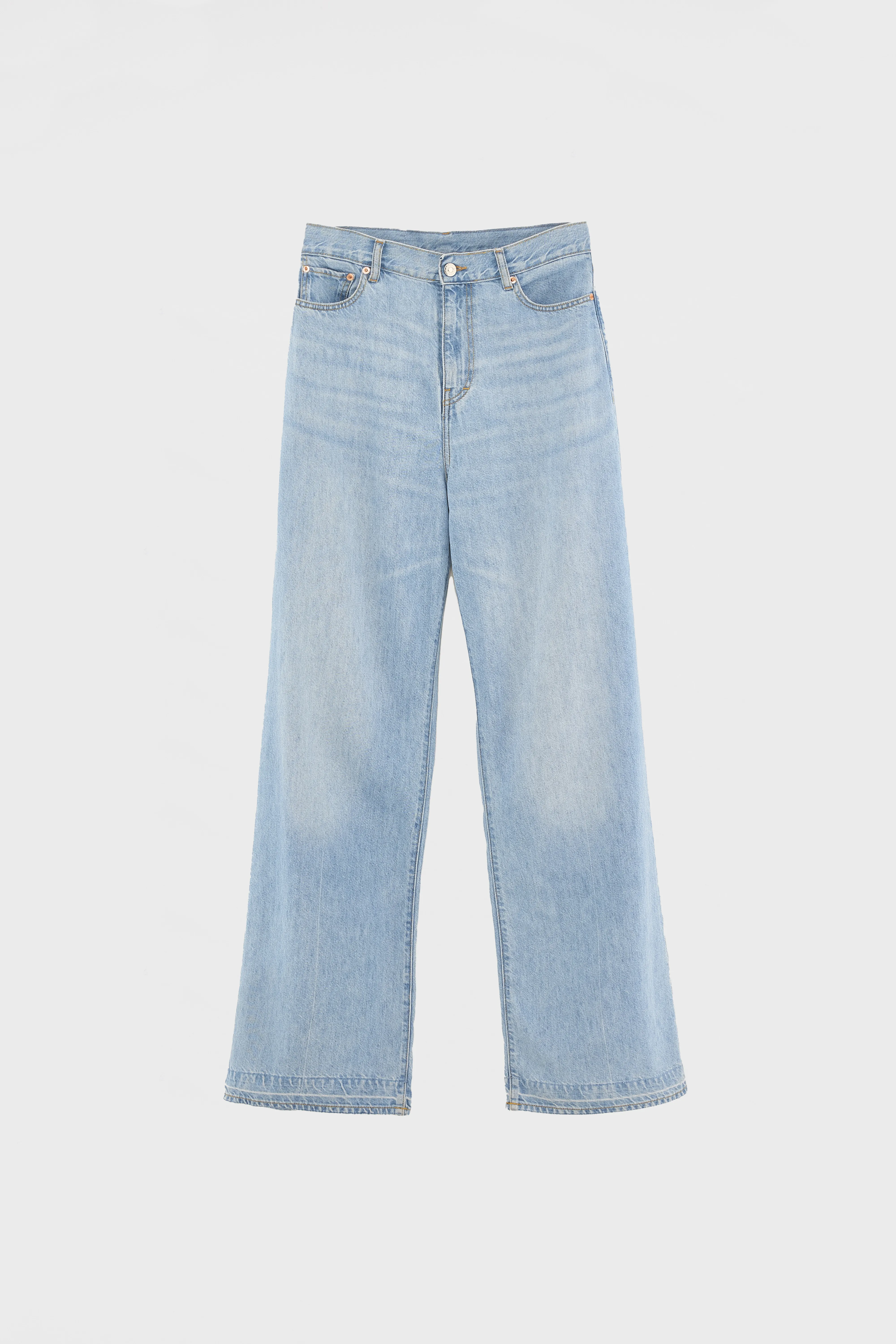 Bellerose Denim N. 64 - Wide light blue jeans (242 / W / VINTAGE LT BLUE)