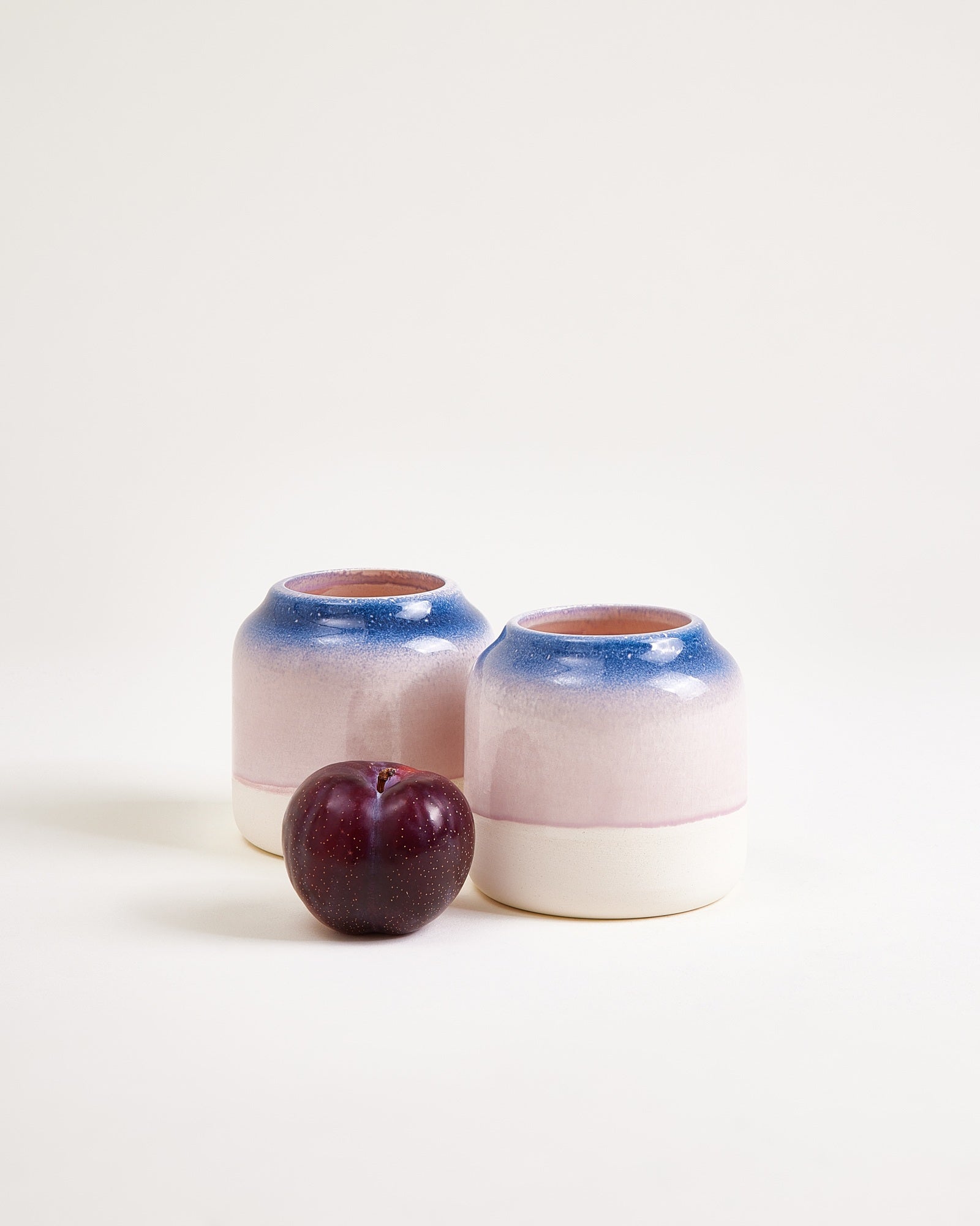 Bebé Vase S gesprenkelt blau rosa