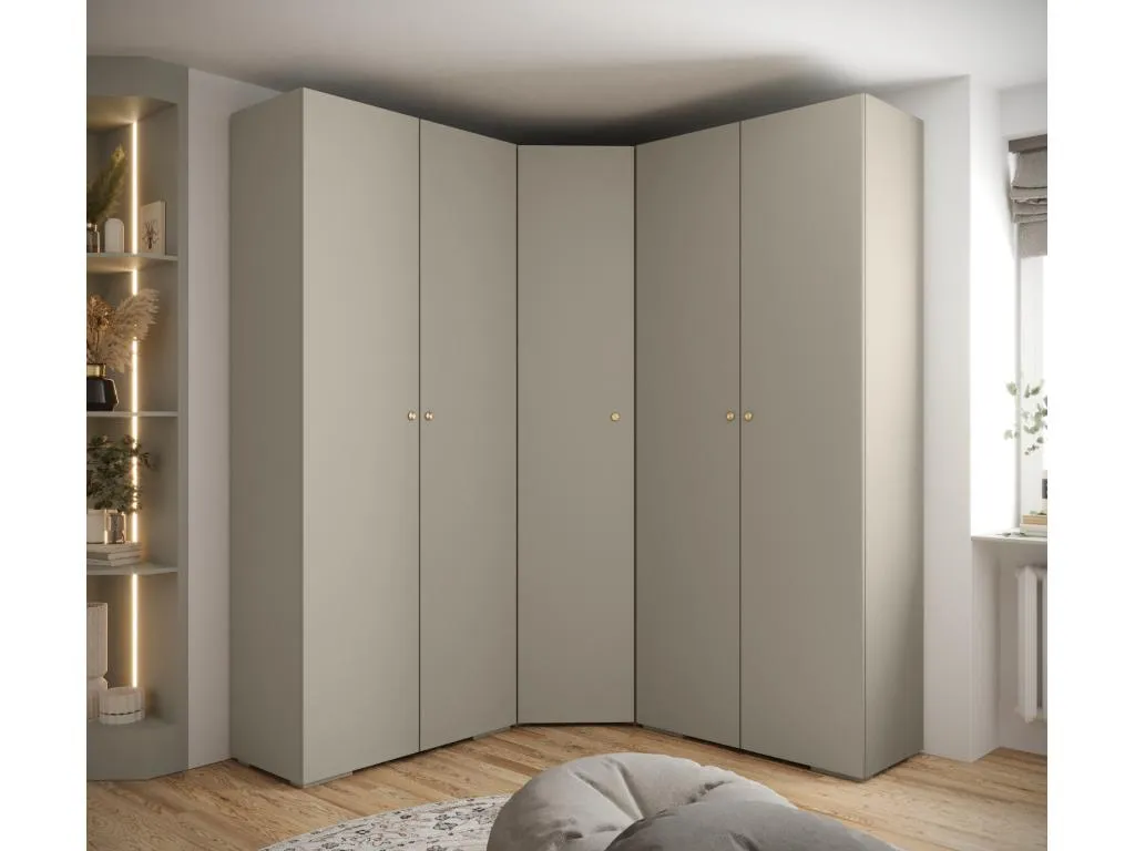Alkifurniturees 2 armario con puertas batientes 236.7/182/47 CENU50451