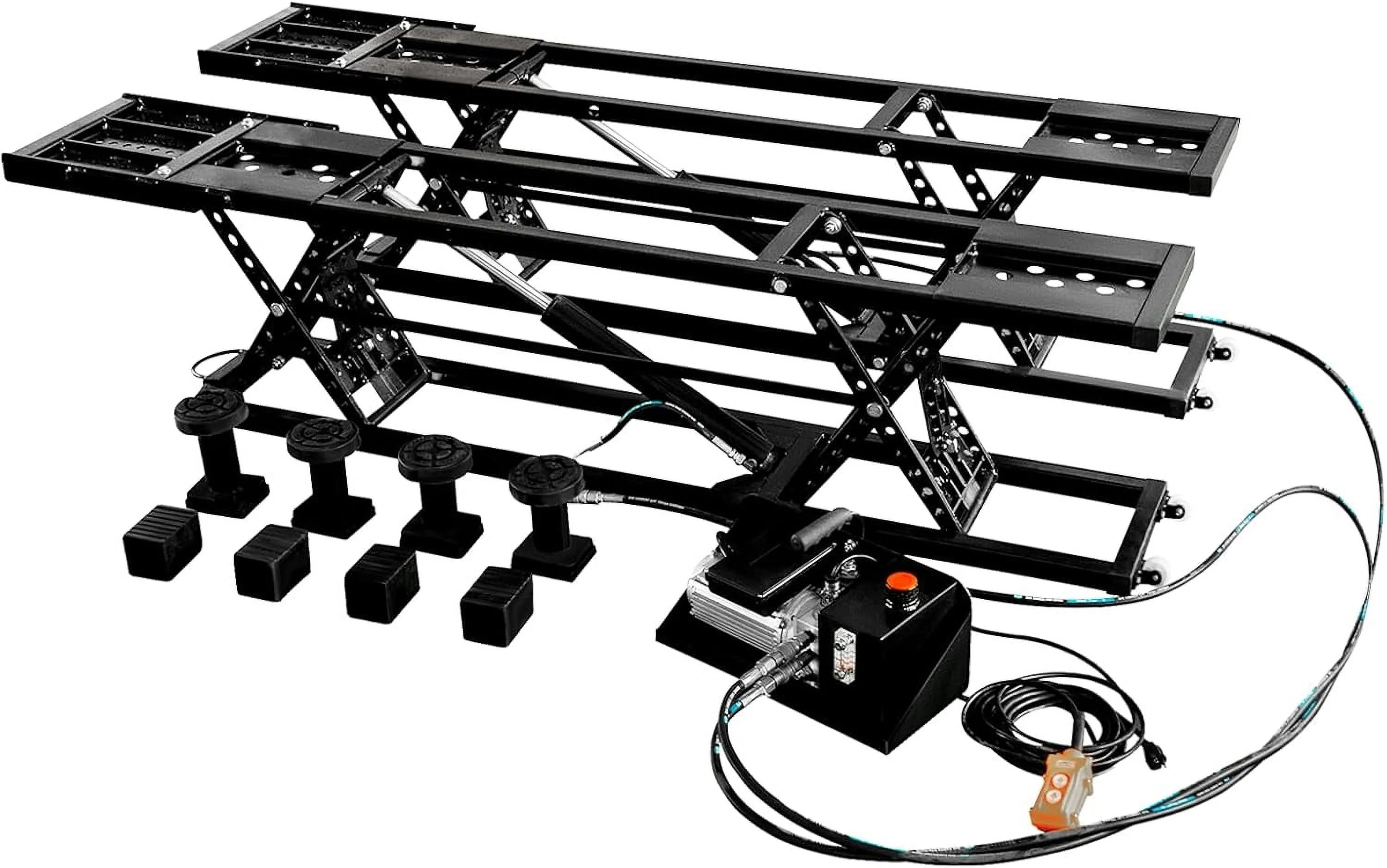 Jocisland Portable Car Lift, Capable of Lifting 5000 LBS Quick Jack with a Maximum Height of 26", Car Lifts for Shop and Home Garage, Black - Image 4