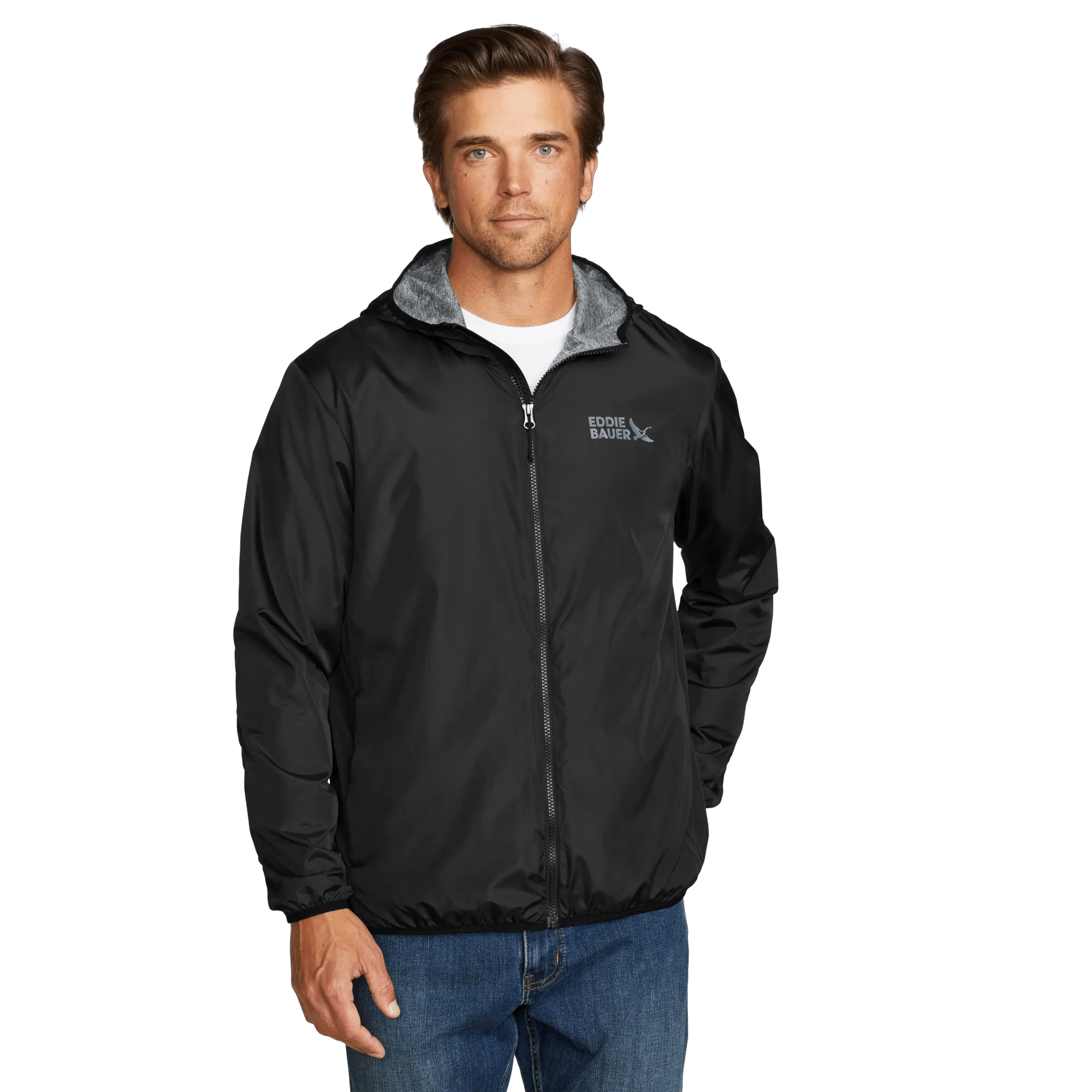 Men's Quilo Lined Windproof Wind Jacket - Eddie Bauer Outlet
