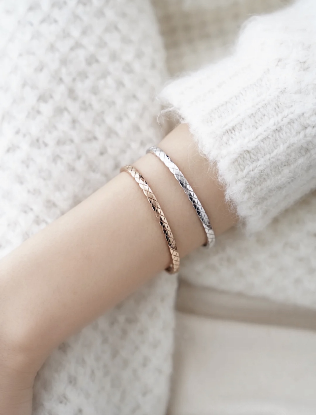 Chanel Coco Crush Open Cuff Bangle Bracelet - Original Replica Club
