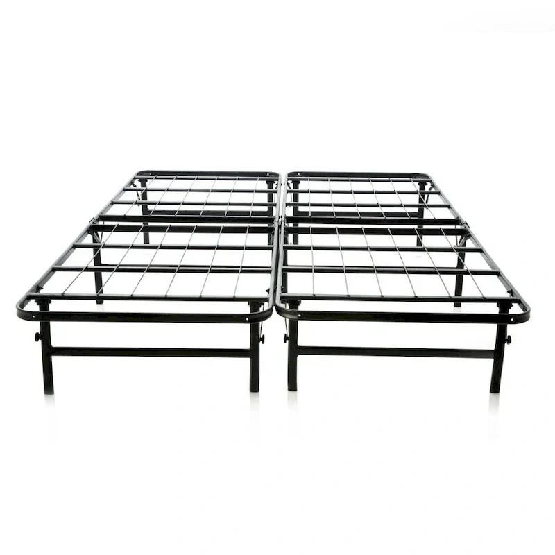 Brookside Foldable Full-Size Platform Bed Frame with Integrated Box Spring