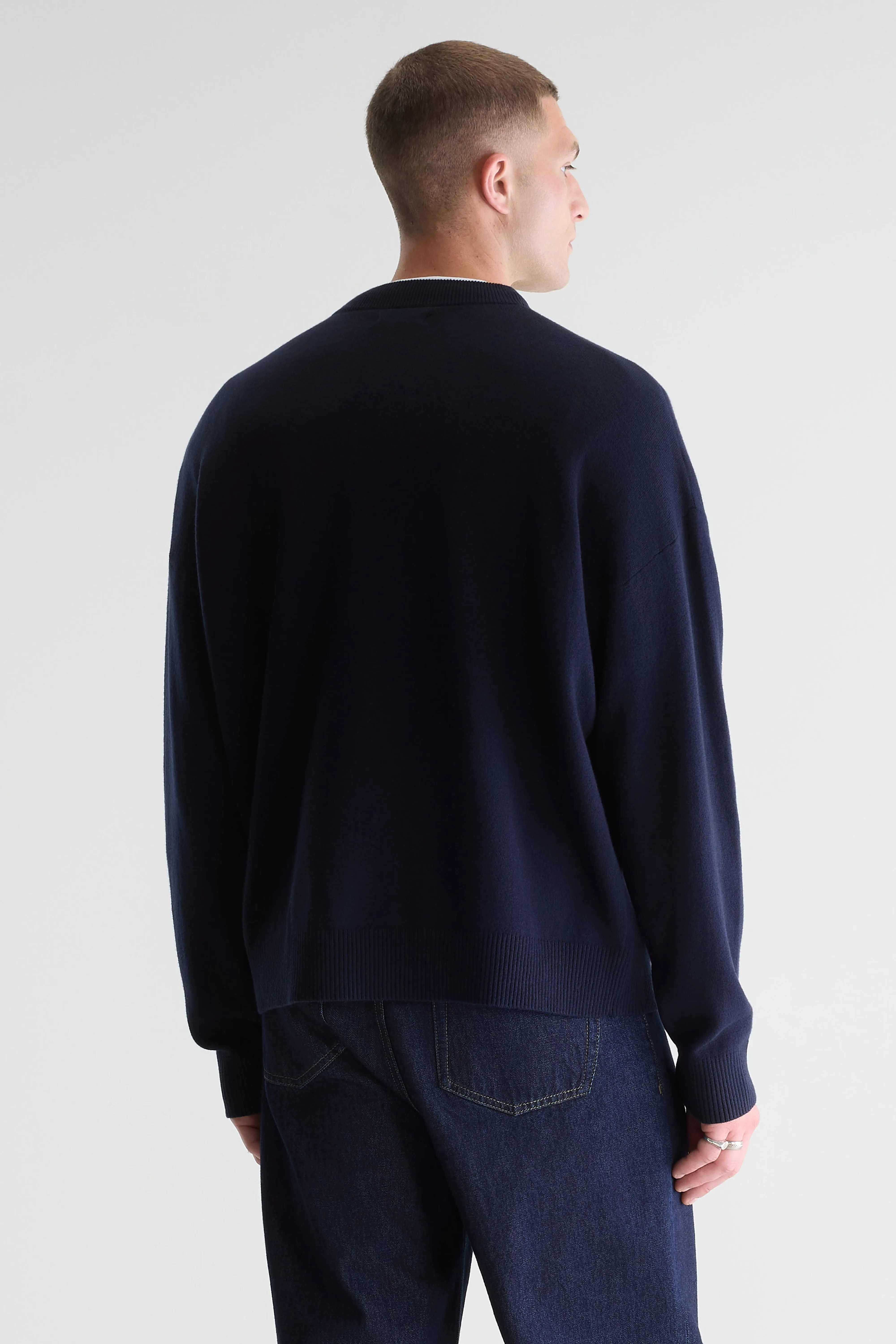 Bellerose Geolem crewneck sweater  (261 / M / NAVY)