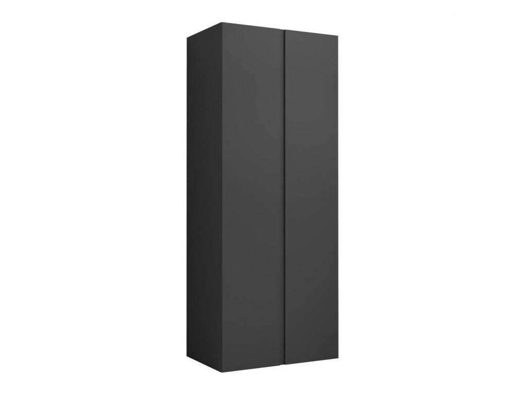 Armario Hartford 367, Grafito, 186x74x44cm, Puertas de armario: Con bisagras