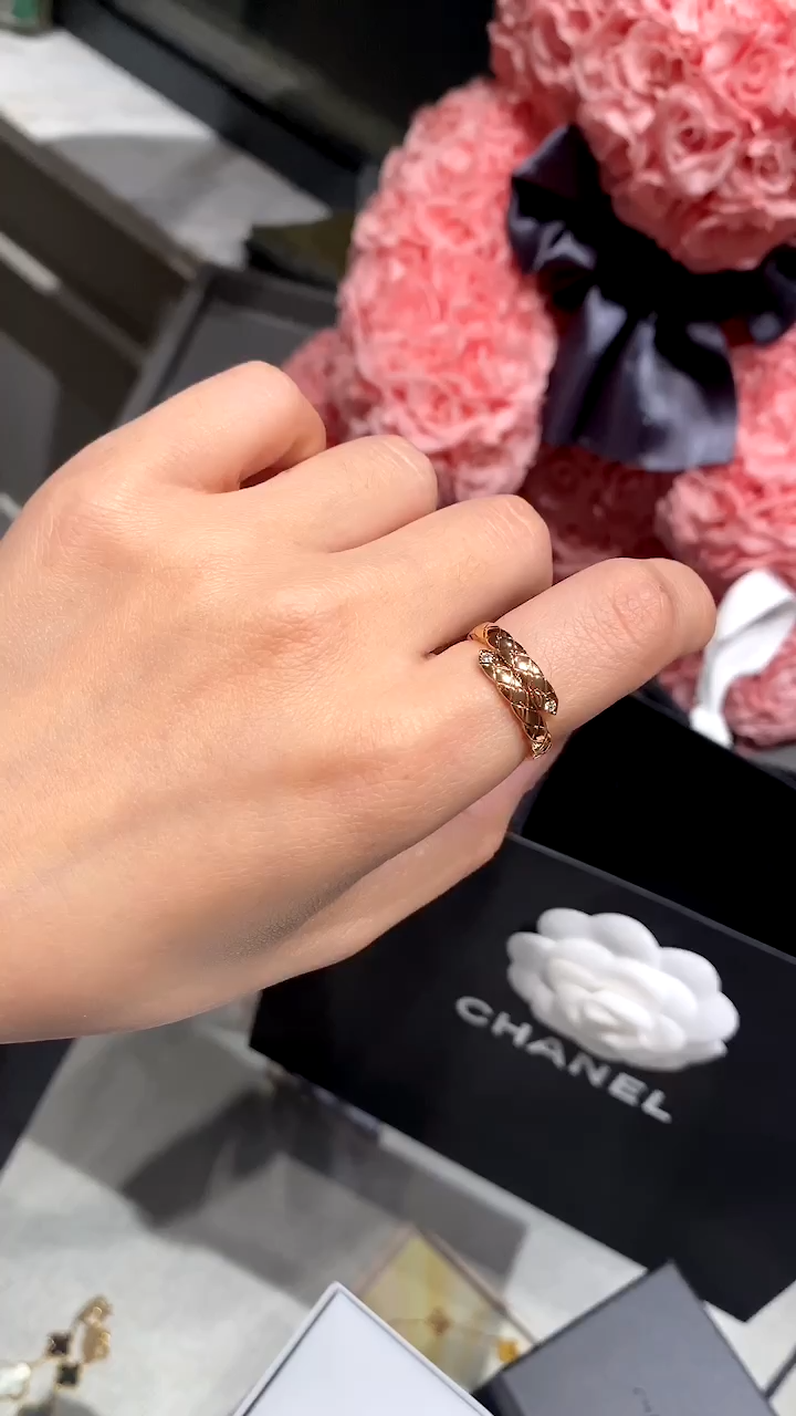 Chanel Mixed Color Coco Crush Toi et Moi Ring - Small Version - Original Replica Club