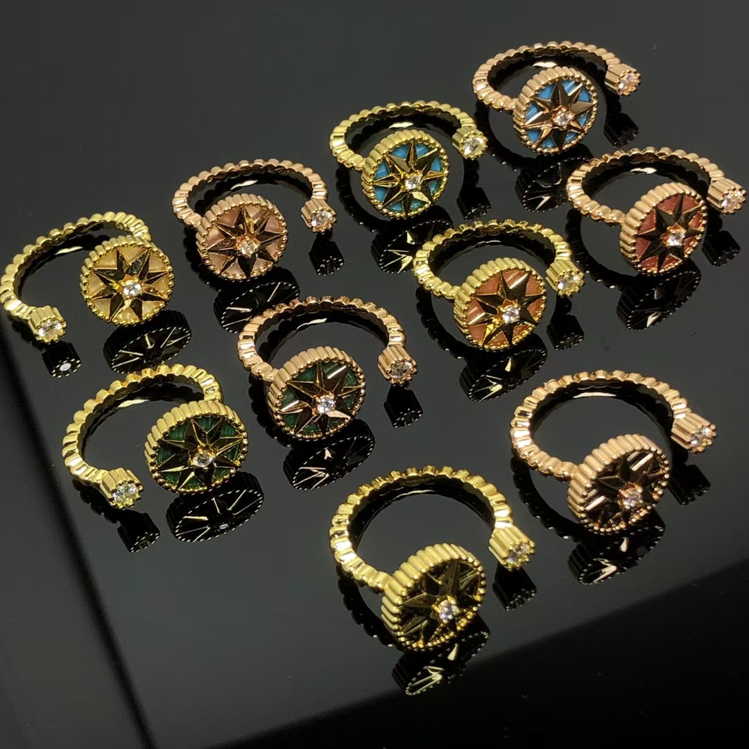 Dior Colorful Compass Rose Des Vents Ring - Original Replica Club