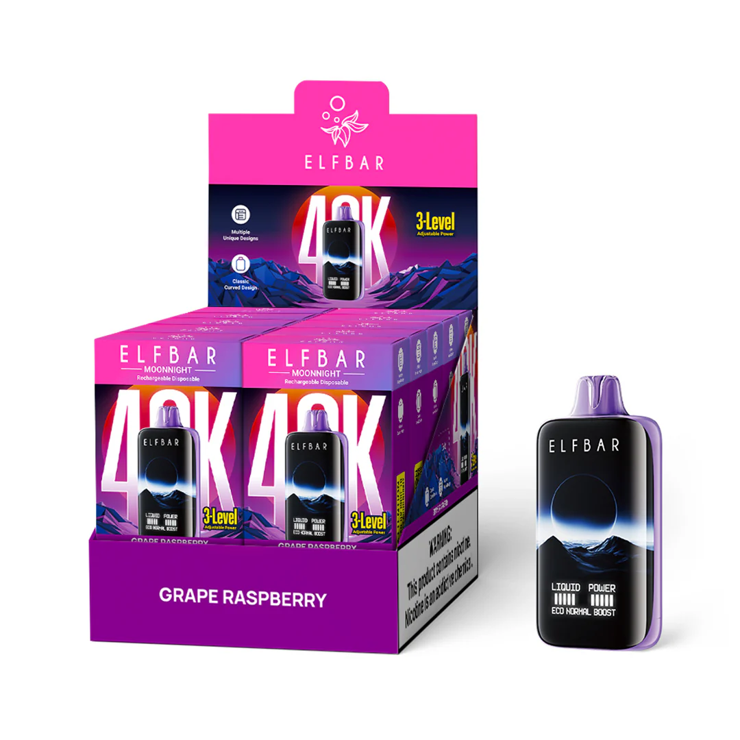 ELFBAR MoonNight cigarette électronique jetable rechargeable (toutes les saveurs)