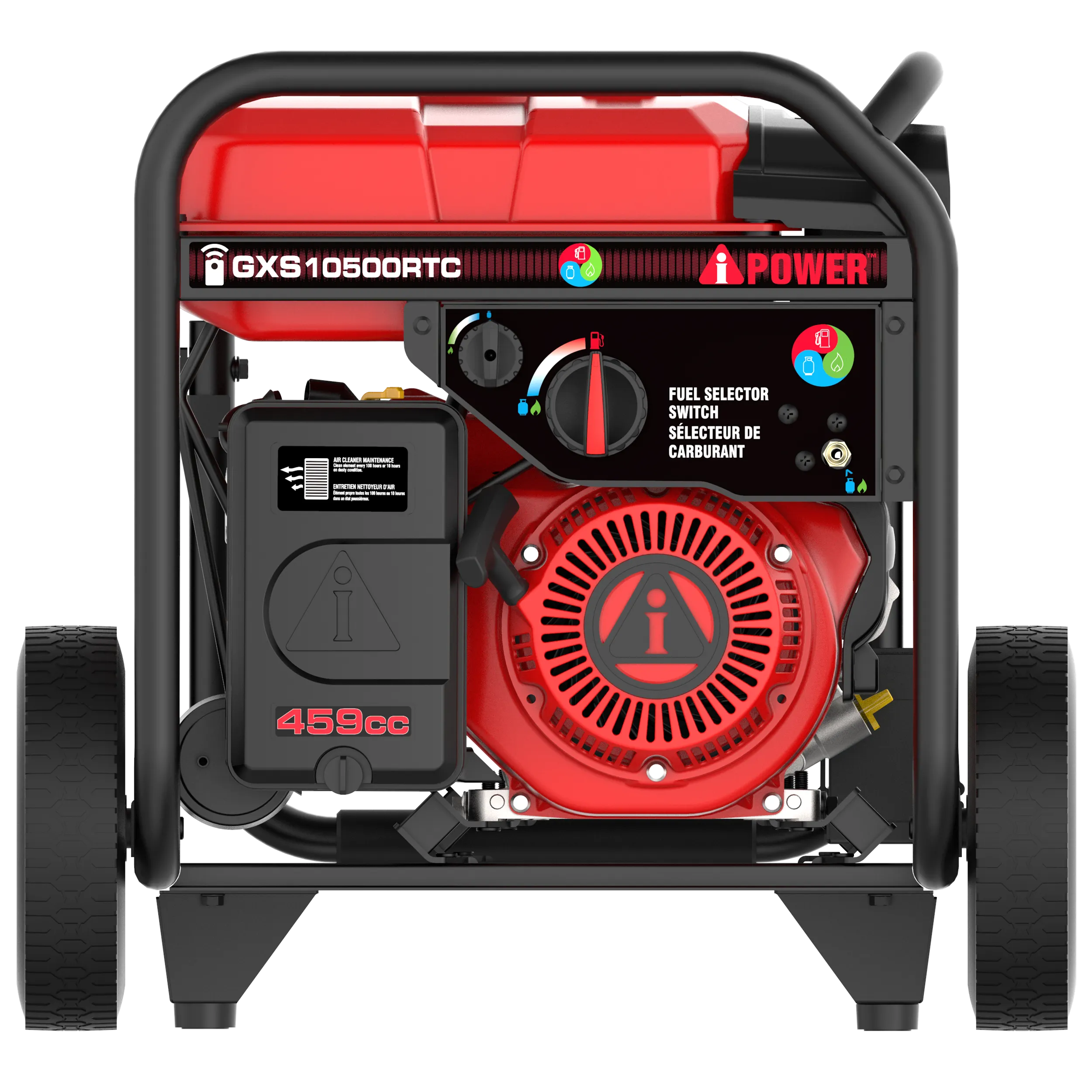 GXS10500RTC – Tri-Fuel Remote Control Generator