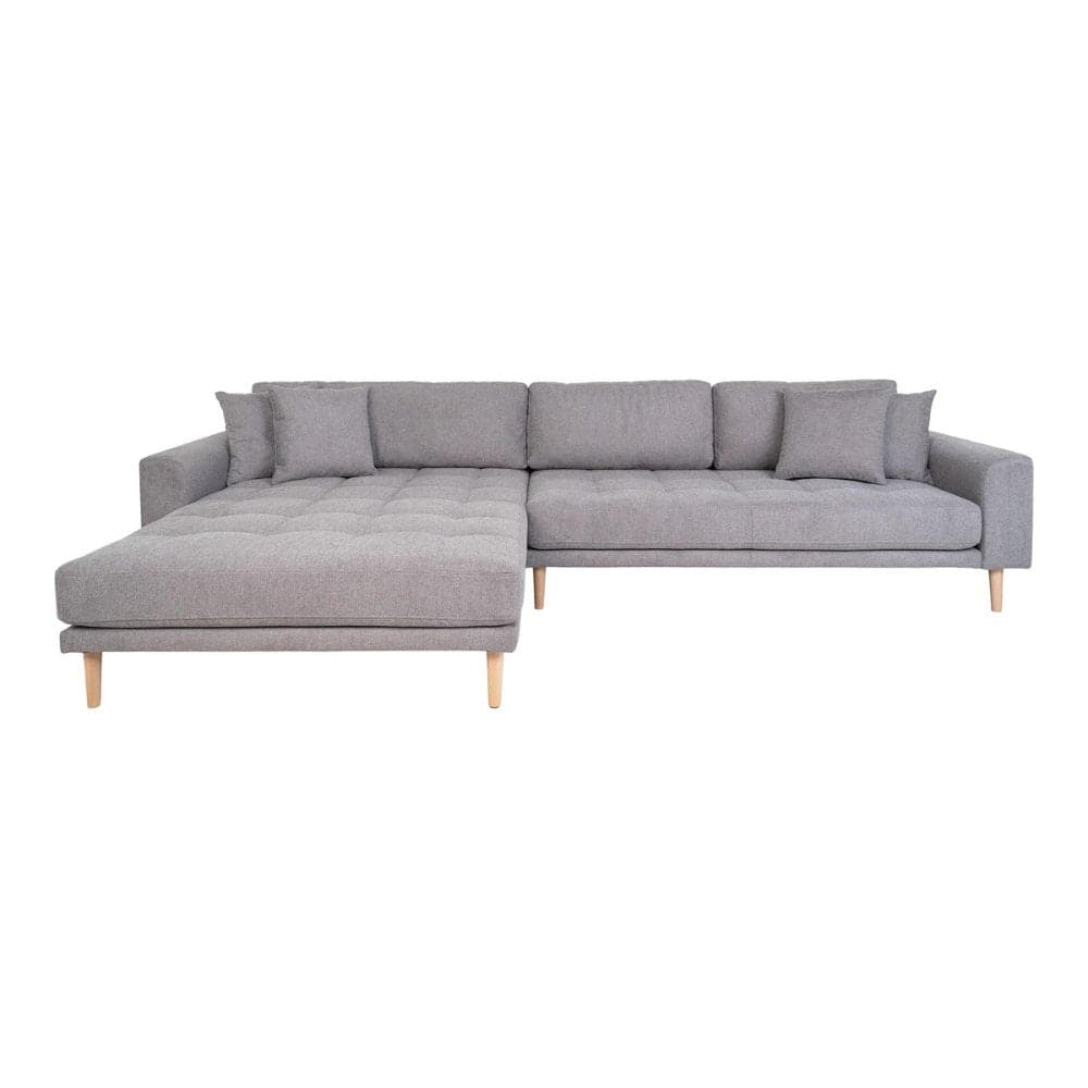Sofá izquierdo – Tela gris claro x7w35ki29